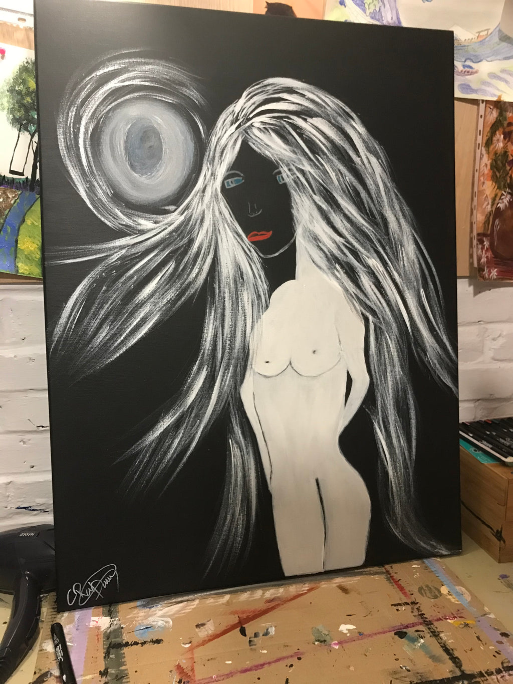 LA VENUS NOIRE ⚫️ œuvre originale signée par l’artiste ✍️