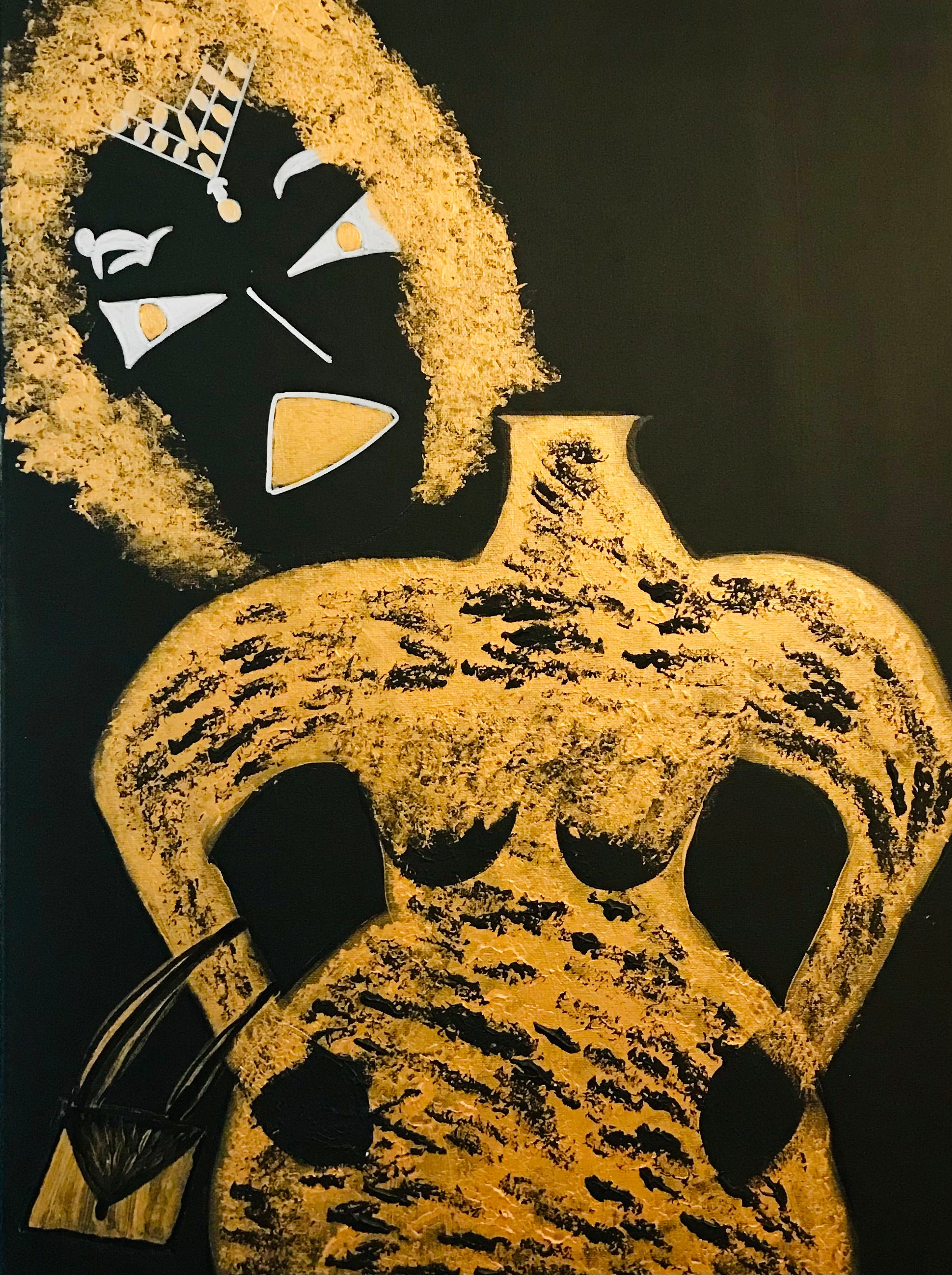 LA FEMME 👩 POTICHE - oeuvre originale