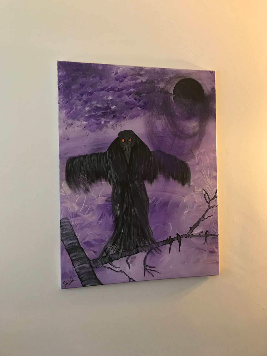 L’HOMME CORBEAU 🐦‍⬛ Oeuvre originale signée par l’artiste