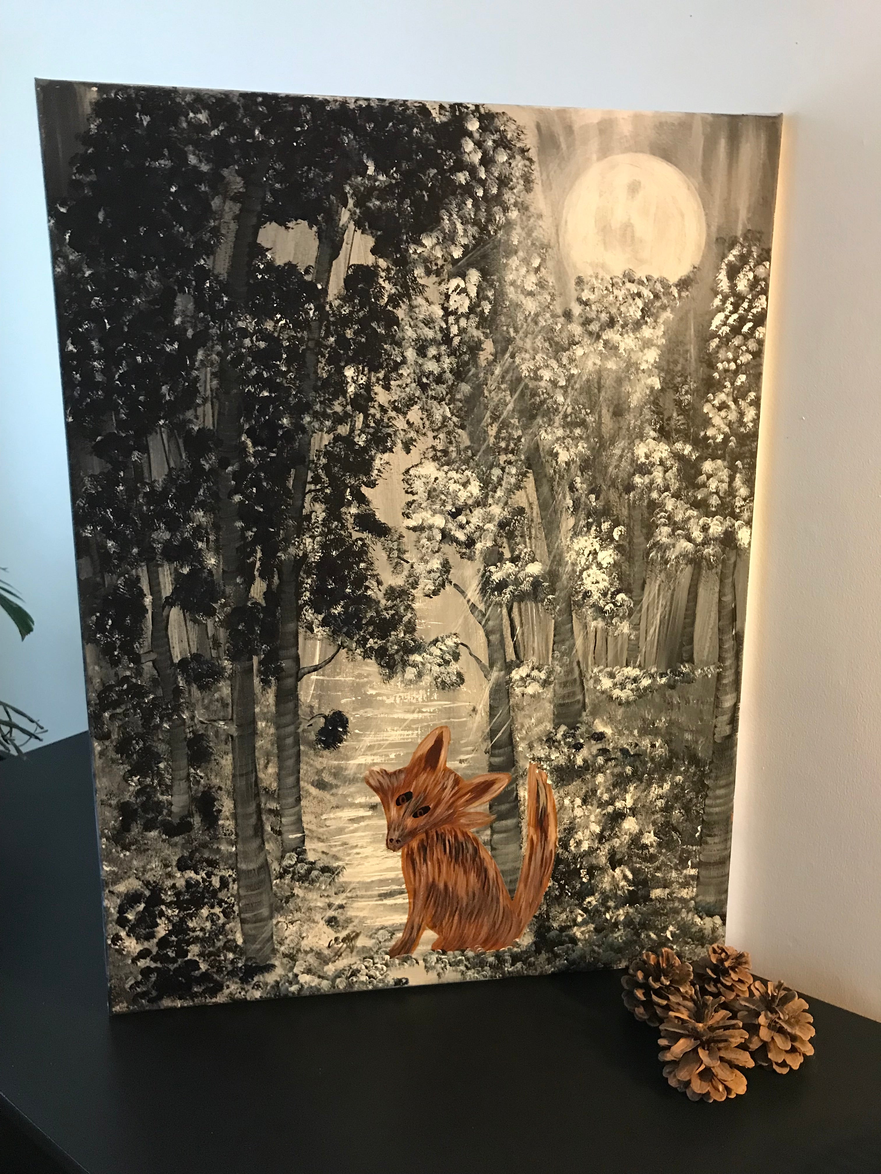 LA BALADE DE KITSUNE - Oeuvre originale VENDUE