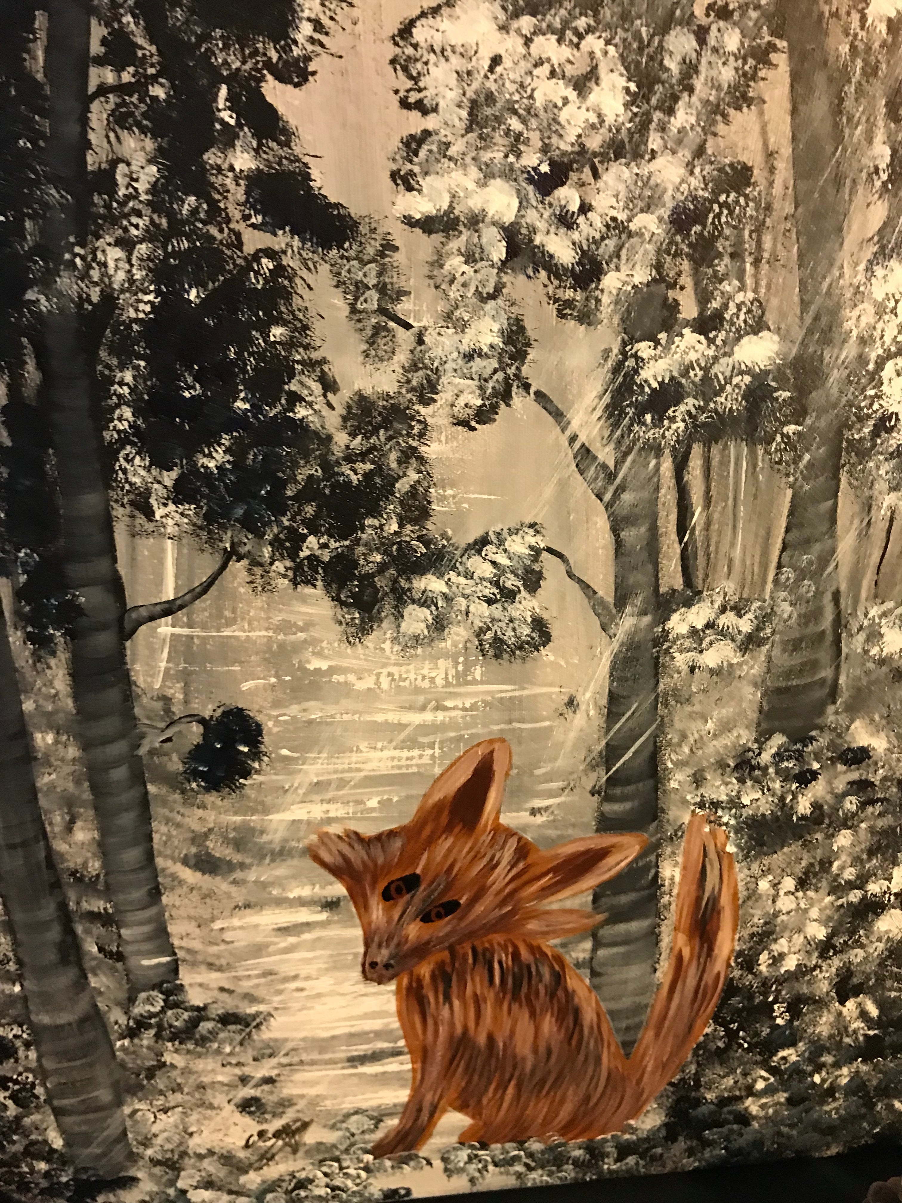 LA BALADE DE KITSUNE - Oeuvre originale VENDUE