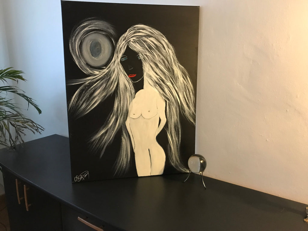 LA VENUS NOIRE ⚫️ œuvre originale signée par l’artiste ✍️