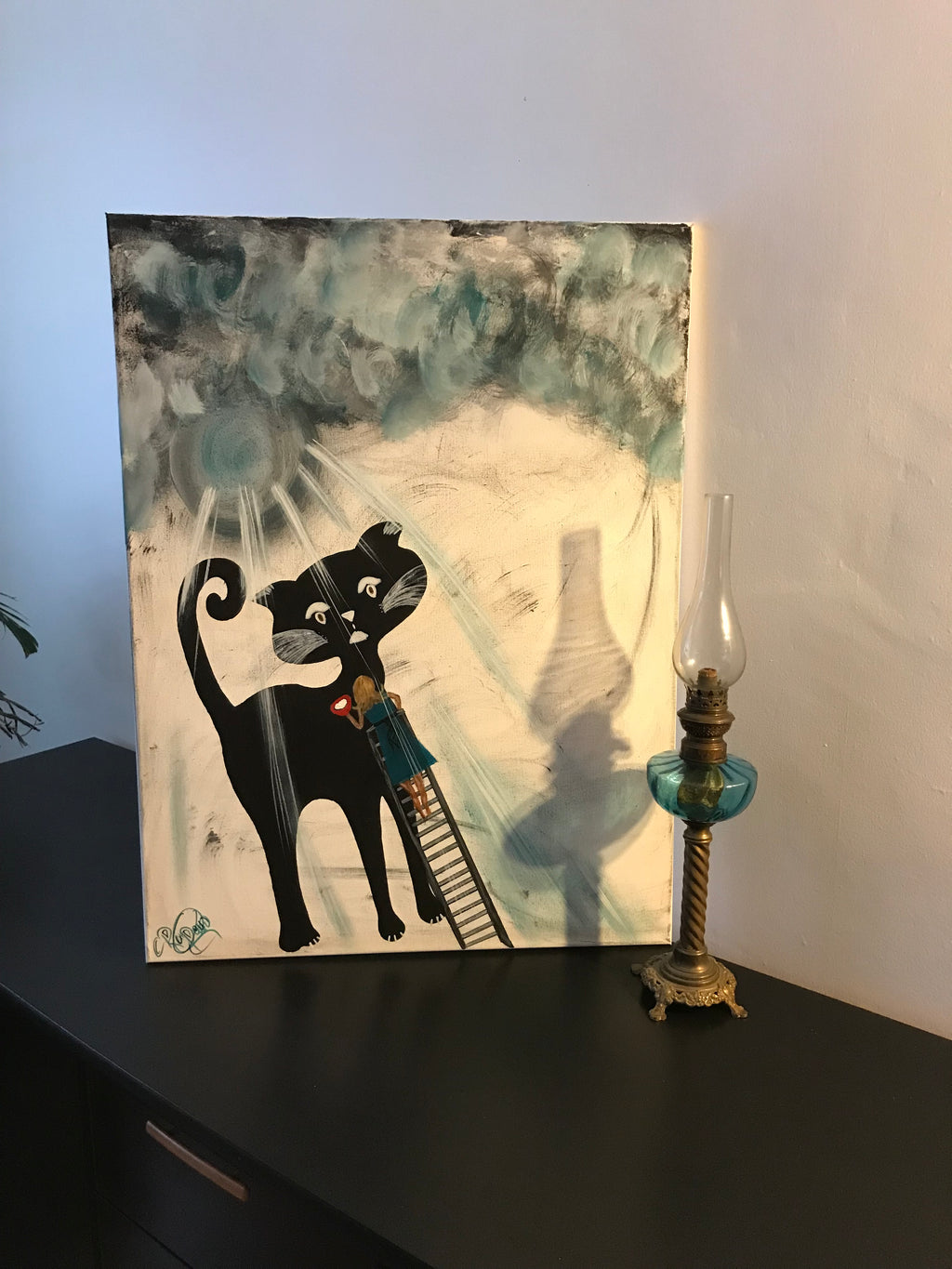 MILK &  CAT Oeuvre originale signée par l’artiste ✍️