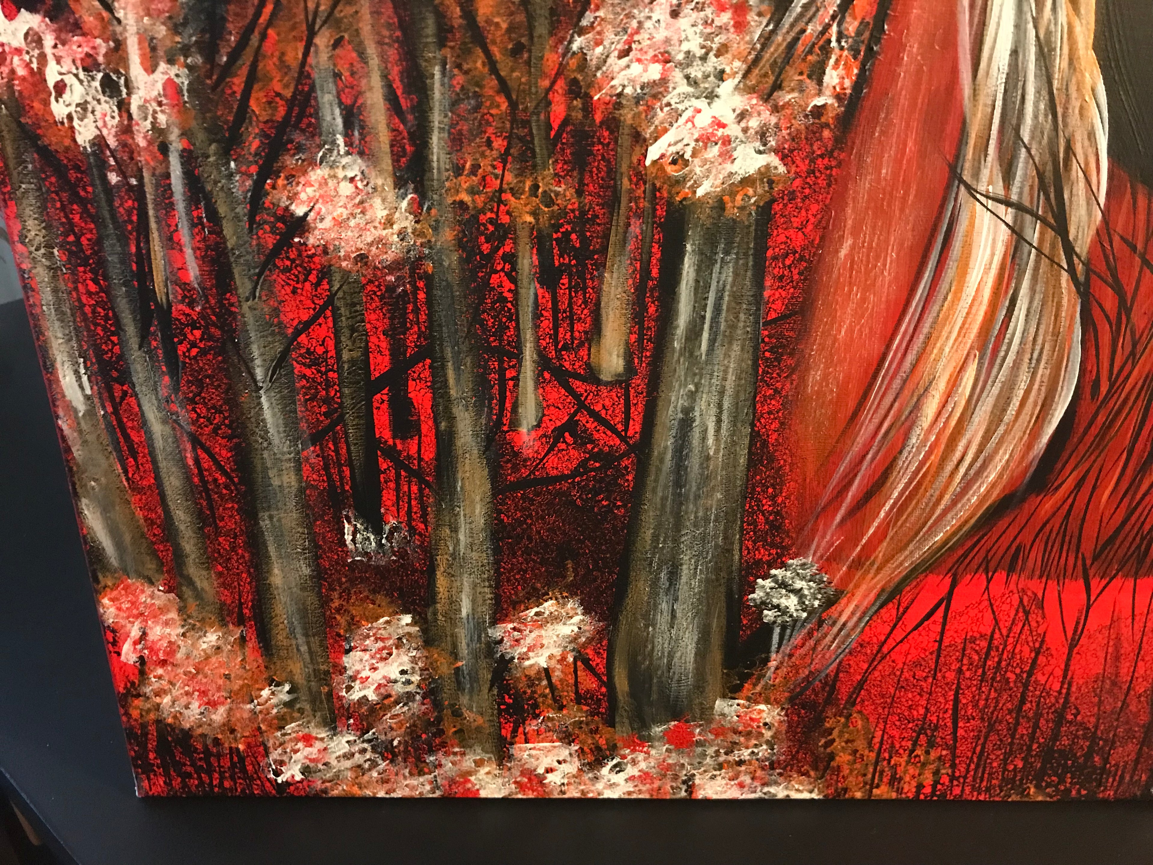 La Gardienne de la Forêt - Œuvre originale signée par l’artiste