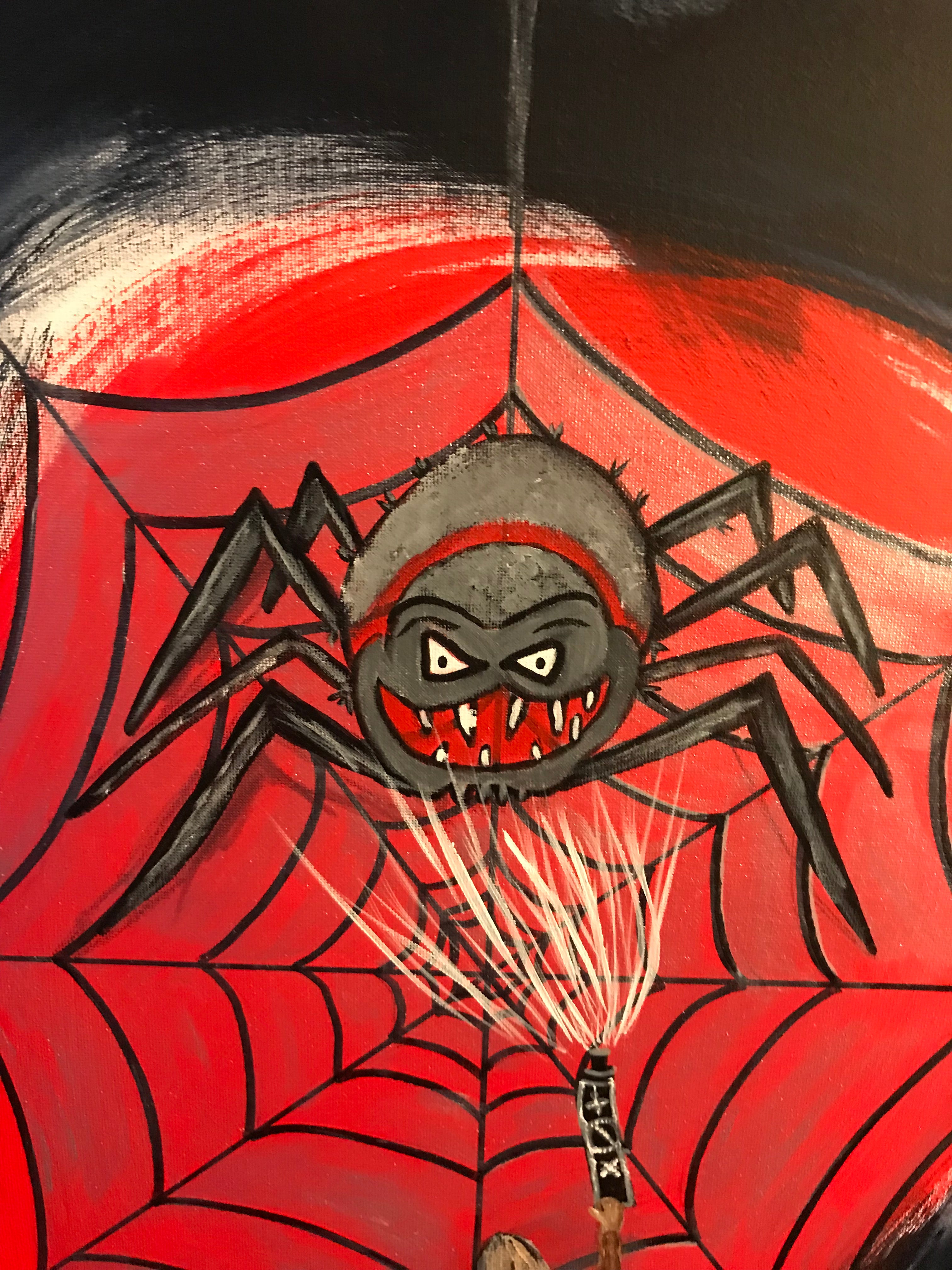 LA TISSEUSE 🕸️🕷️-oeuvre originale signée par l’artiste