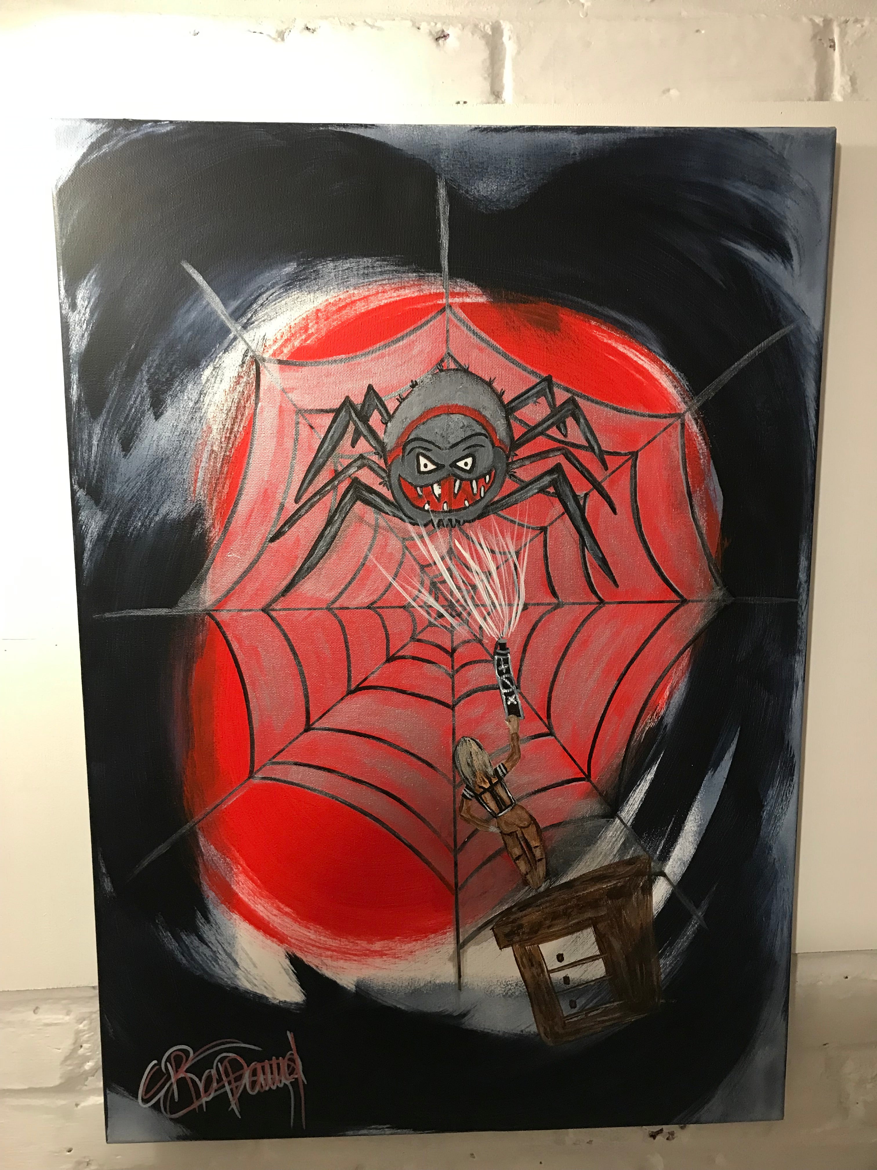 LA TISSEUSE 🕸️🕷️-oeuvre originale signée par l’artiste