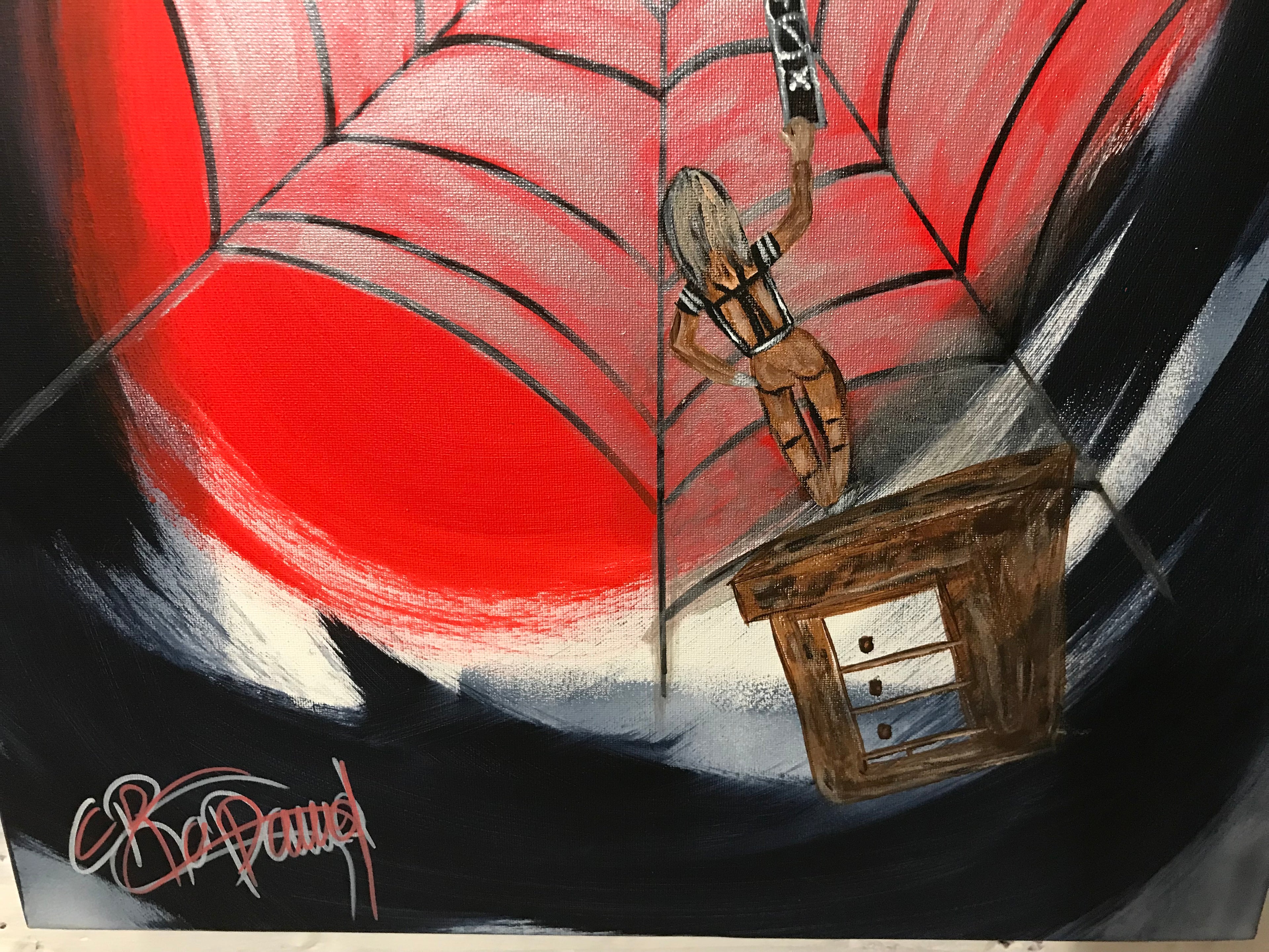 LA TISSEUSE 🕸️🕷️-oeuvre originale signée par l’artiste