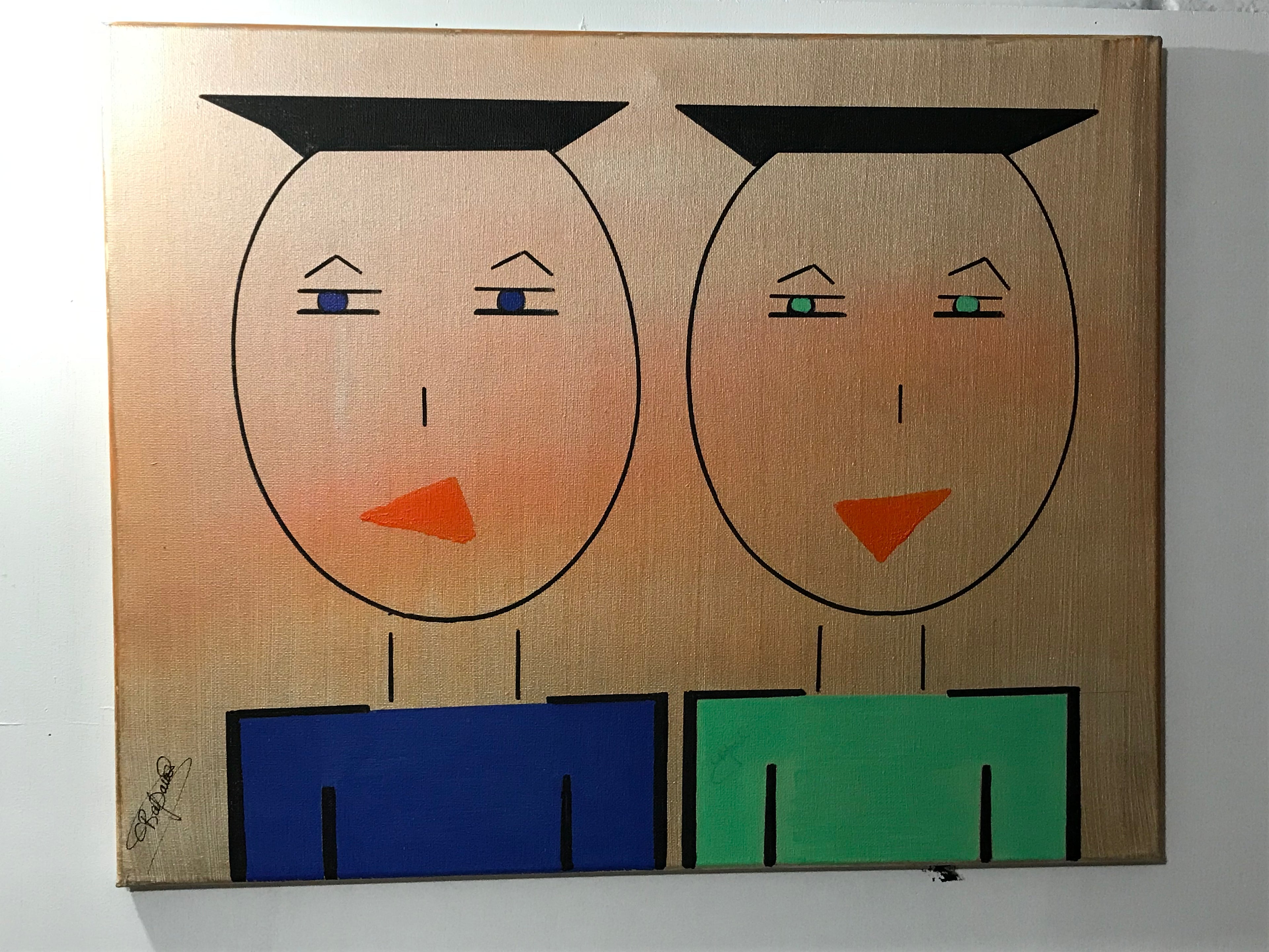 LES SOSIES - Œuvre originale signée par l'artiste