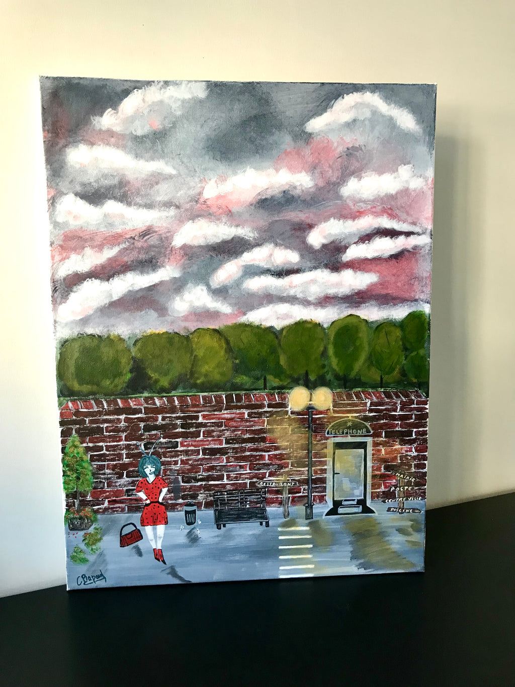 COCO À LA VILLE -oeuvre originale signée par l’artiste