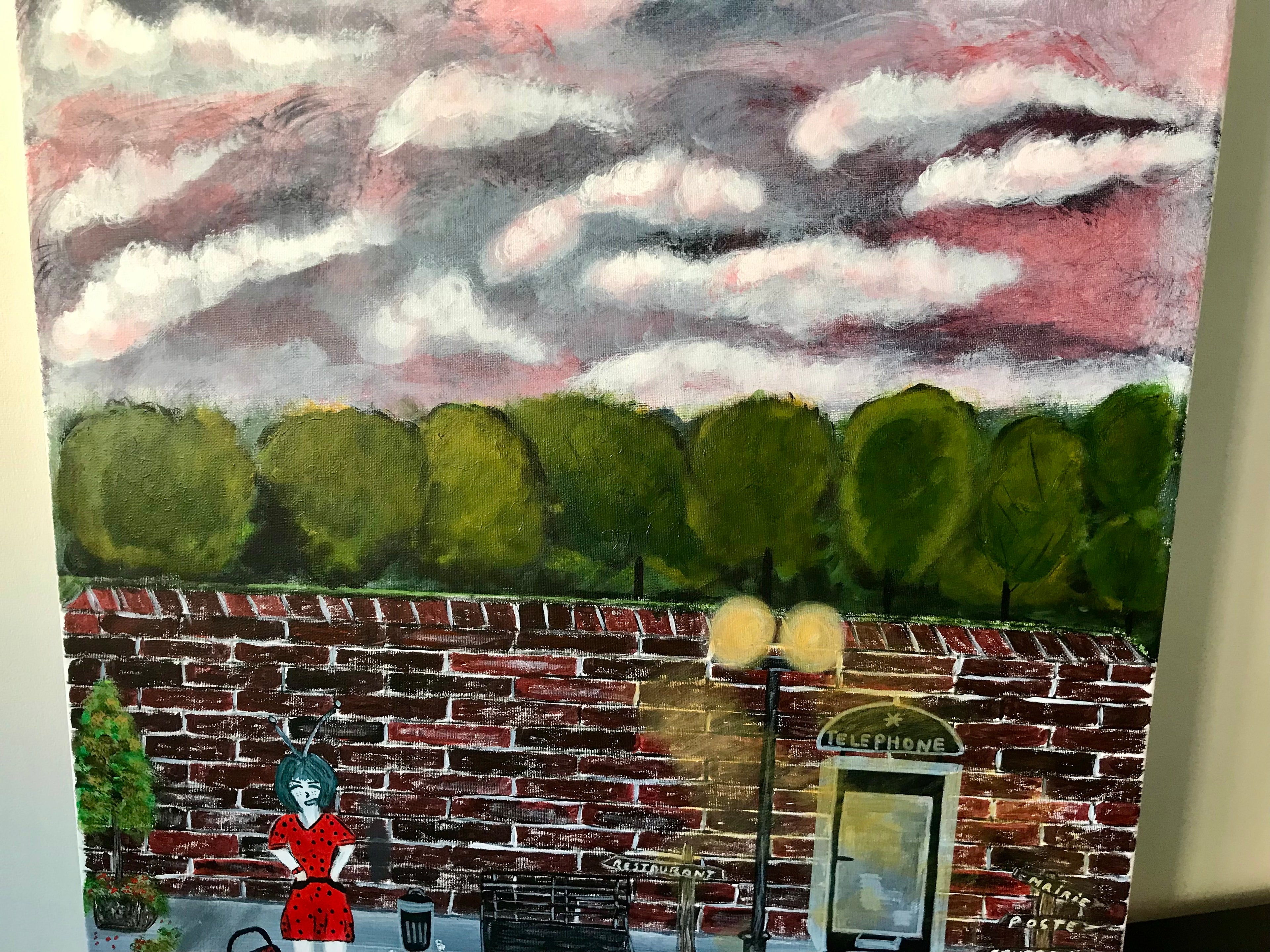 COCO À LA VILLE -oeuvre originale signée par l’artiste