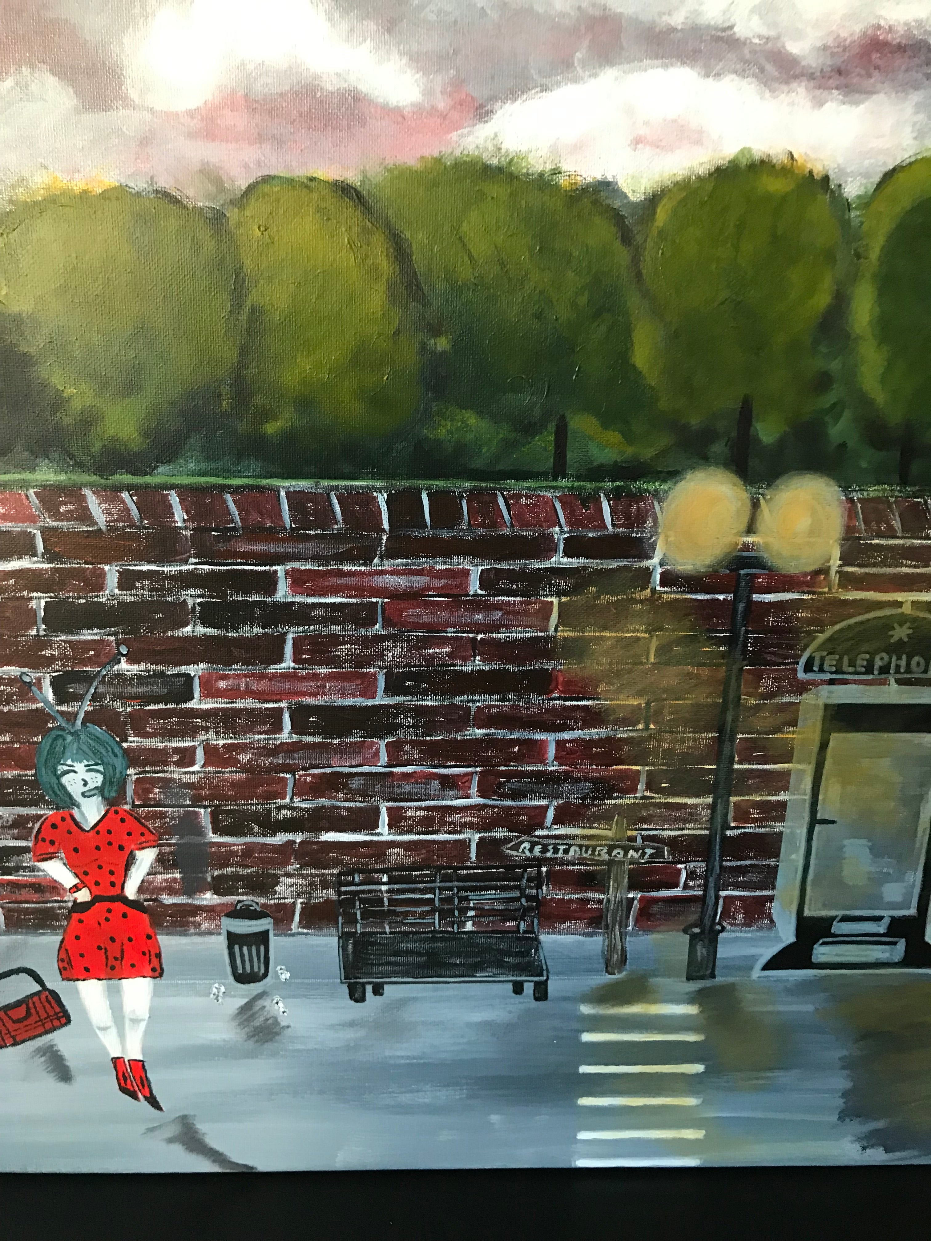 COCO À LA VILLE -oeuvre originale signée par l’artiste