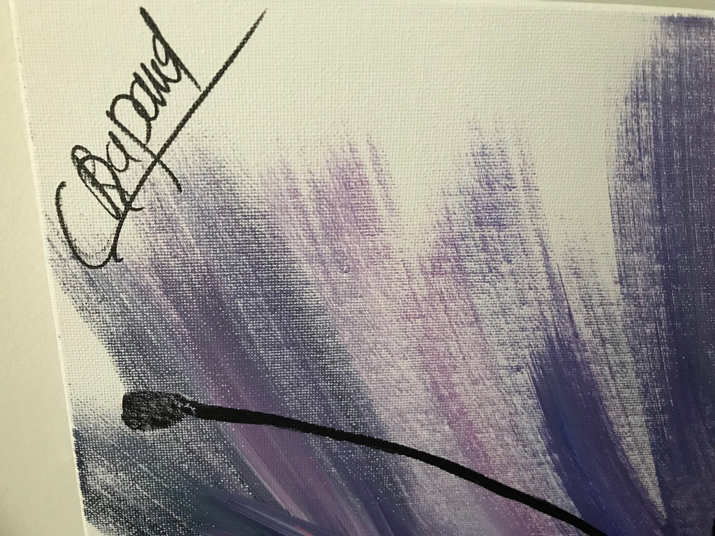 PAPILLON LILAS 💜 Oeuvre originale signée par l’artiste ✍️ -ŒUVRE VENDUE