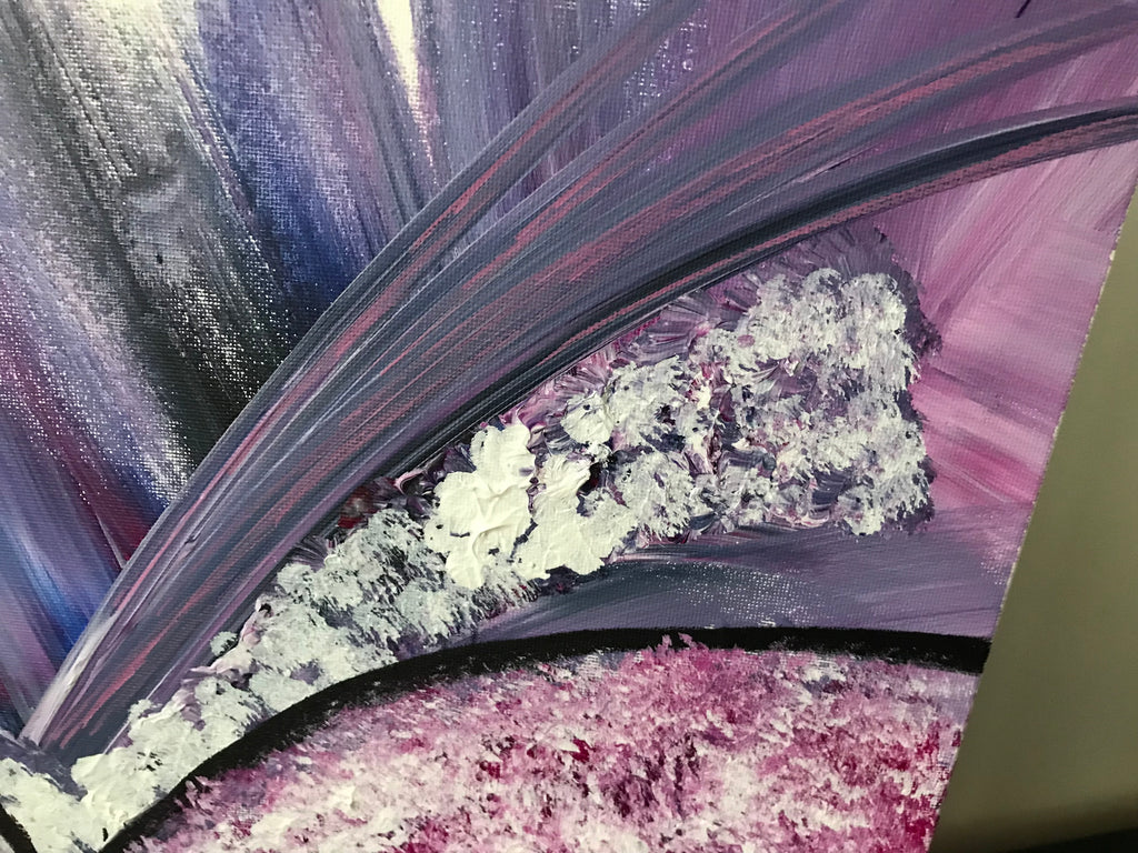 PAPILLON LILAS 💜 Oeuvre originale signée par l’artiste ✍️ -ŒUVRE VENDUE