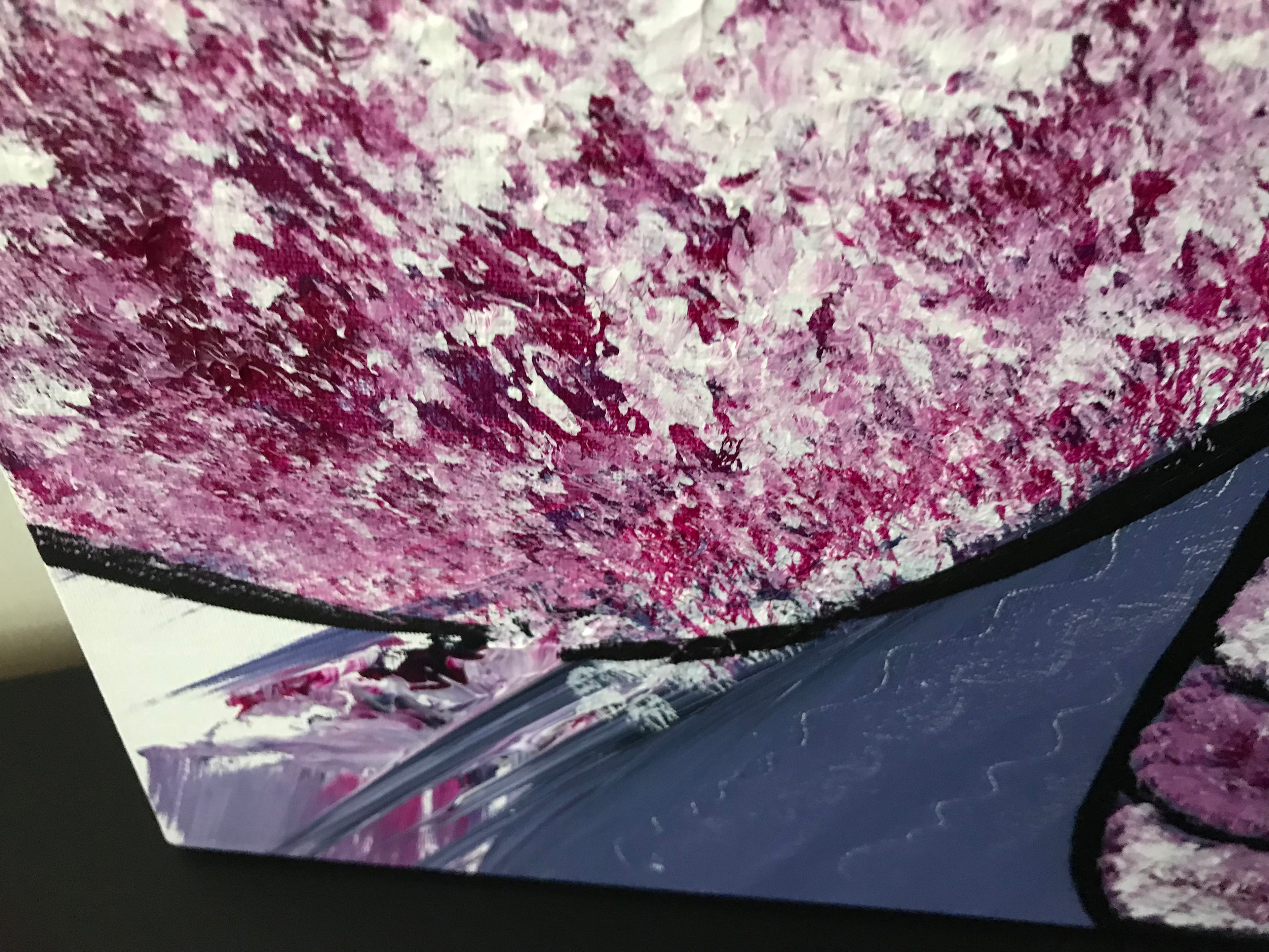 PAPILLON LILAS 💜 Oeuvre originale signée par l’artiste ✍️ -ŒUVRE VENDUE