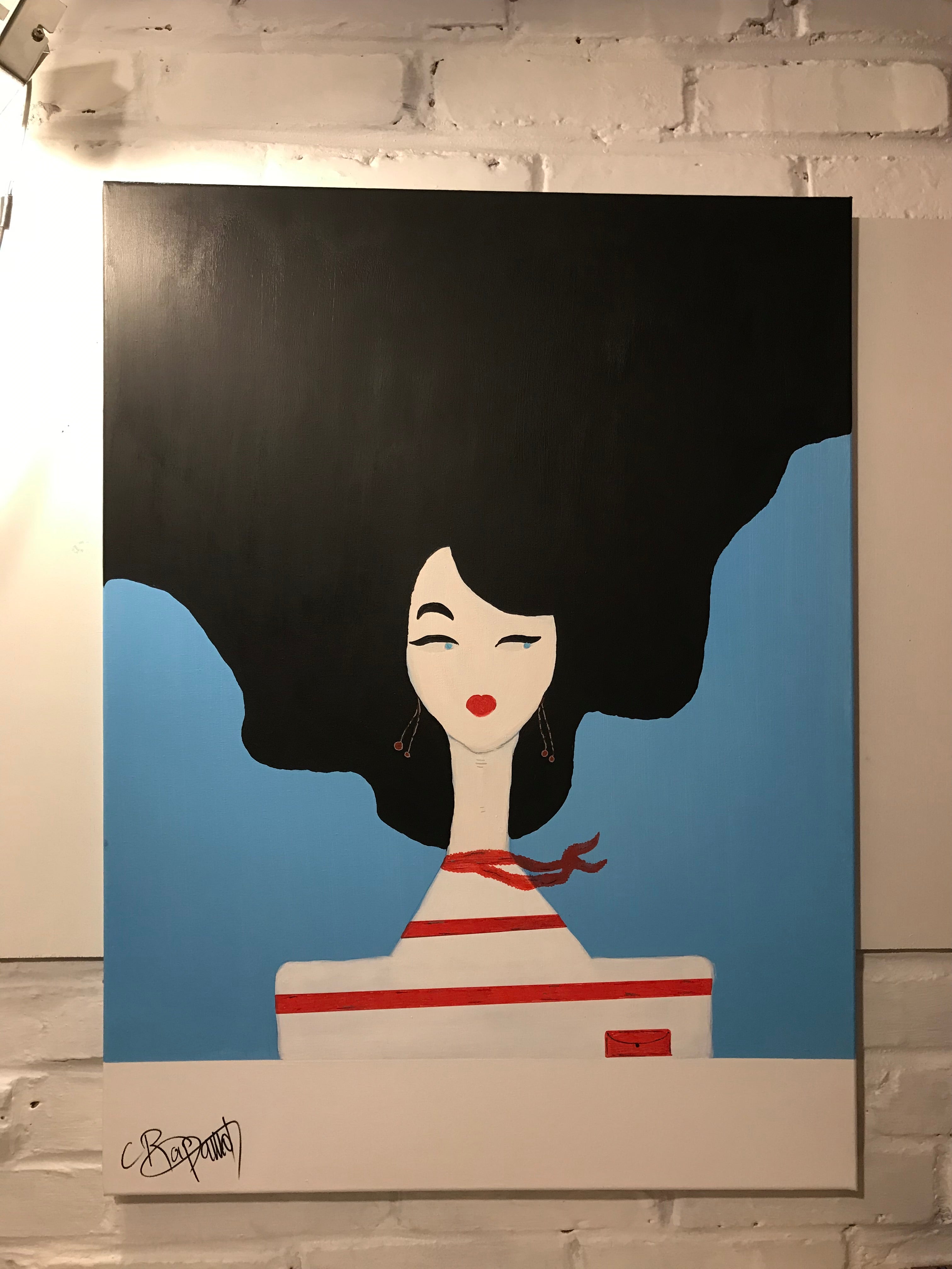 WINPERS IN ROUGE - Œuvre originale signée par l'artiste