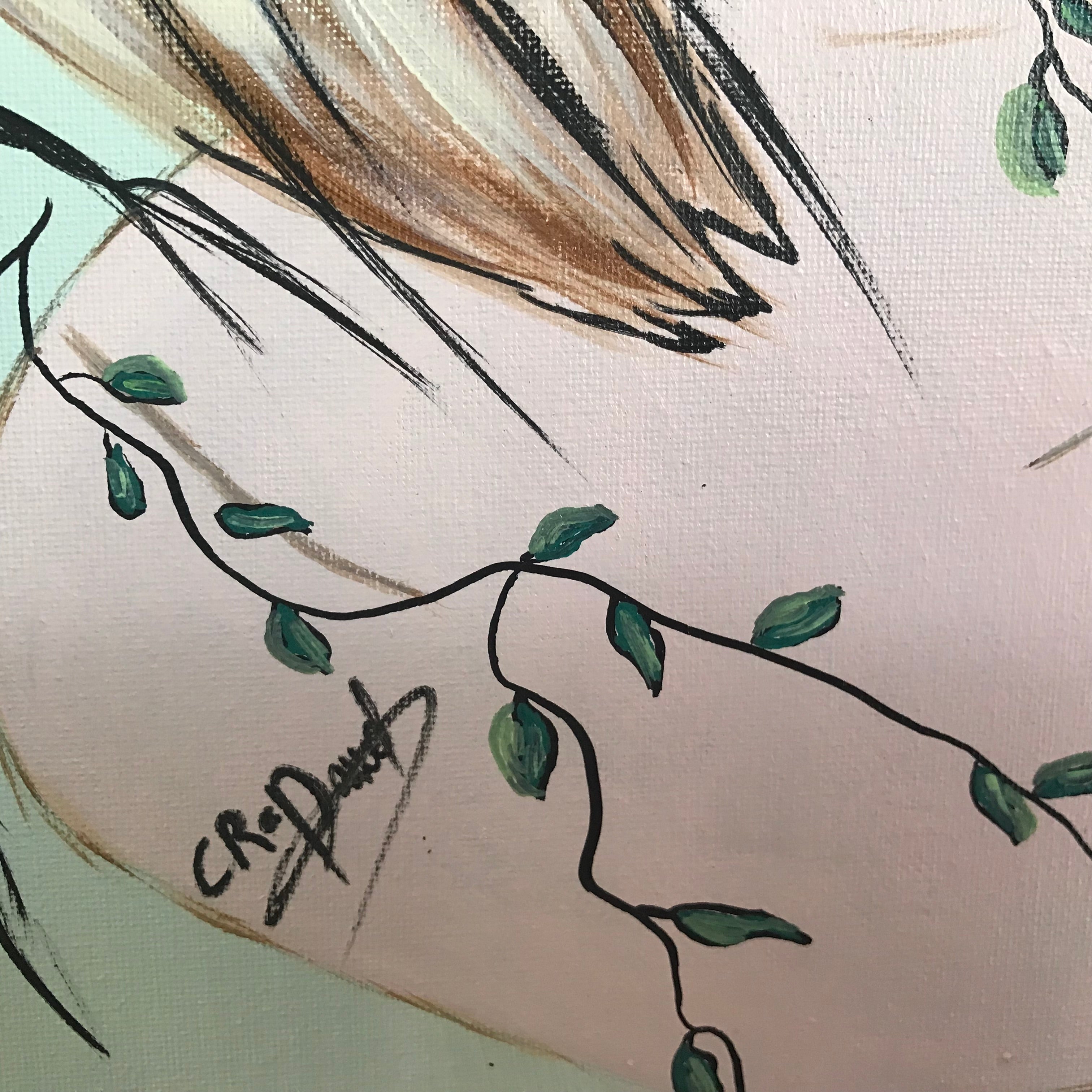 MURMURES AUX FEUILLAGES 🌿-oeuvre originale