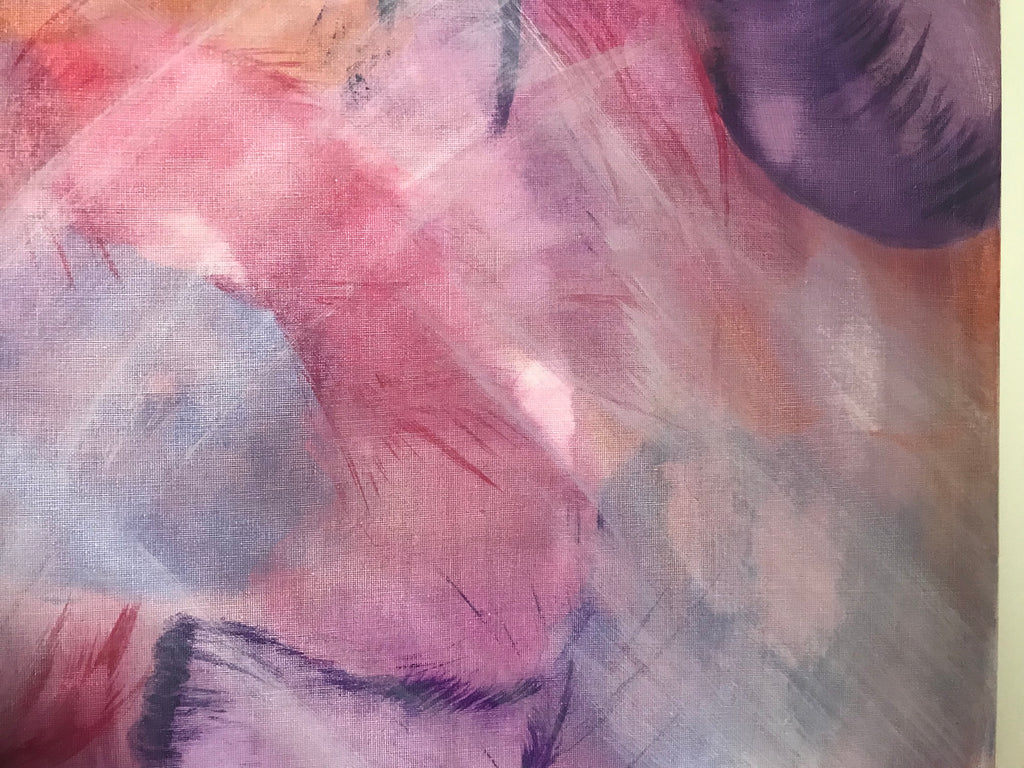 Flou Artistique - Œuvre Originale Acrylique sur Toile 70x50cm - Art Abstrait Mystique