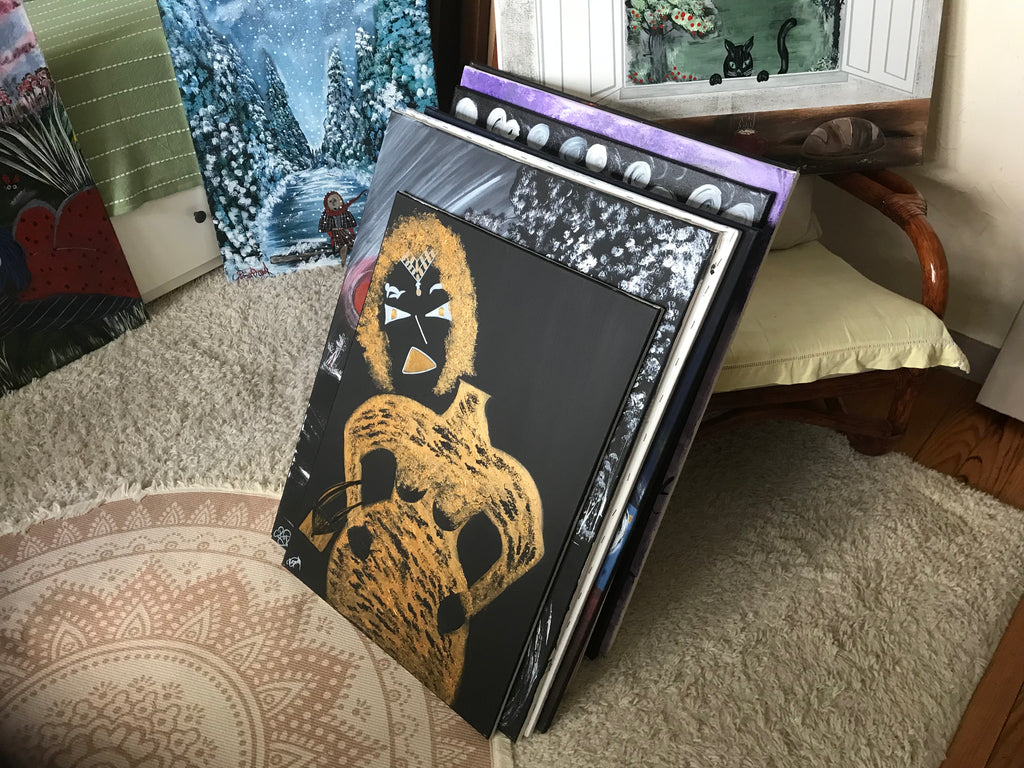 LA FEMME 👩 POTICHE - oeuvre originale