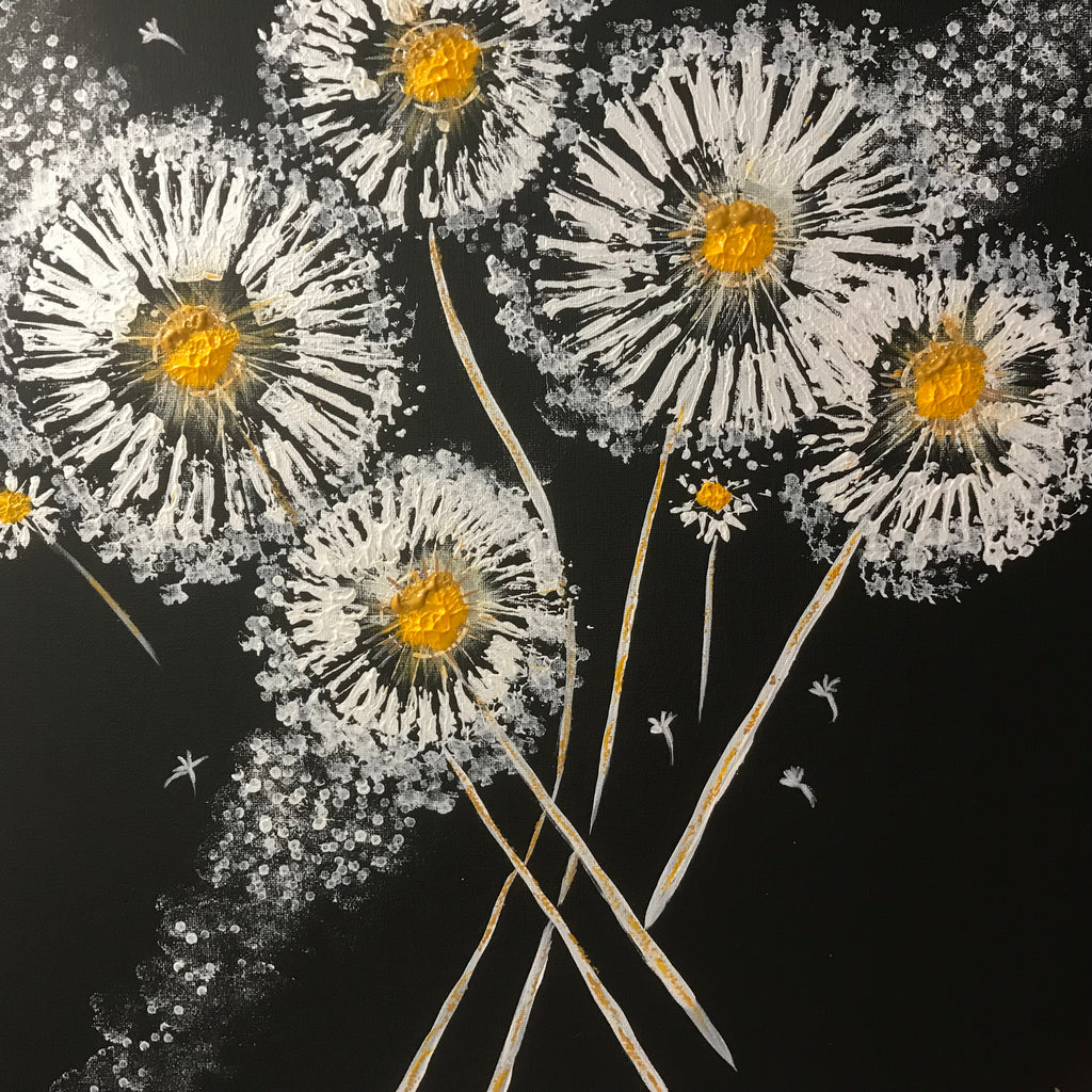 LES PISSENLITS 💛 oeuvre originale signée par l’artiste