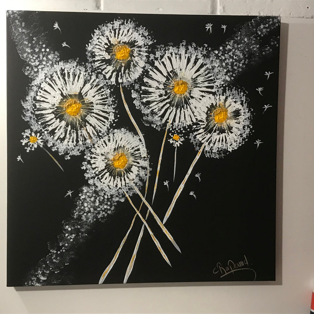 LES PISSENLITS 💛 oeuvre originale signée par l’artiste