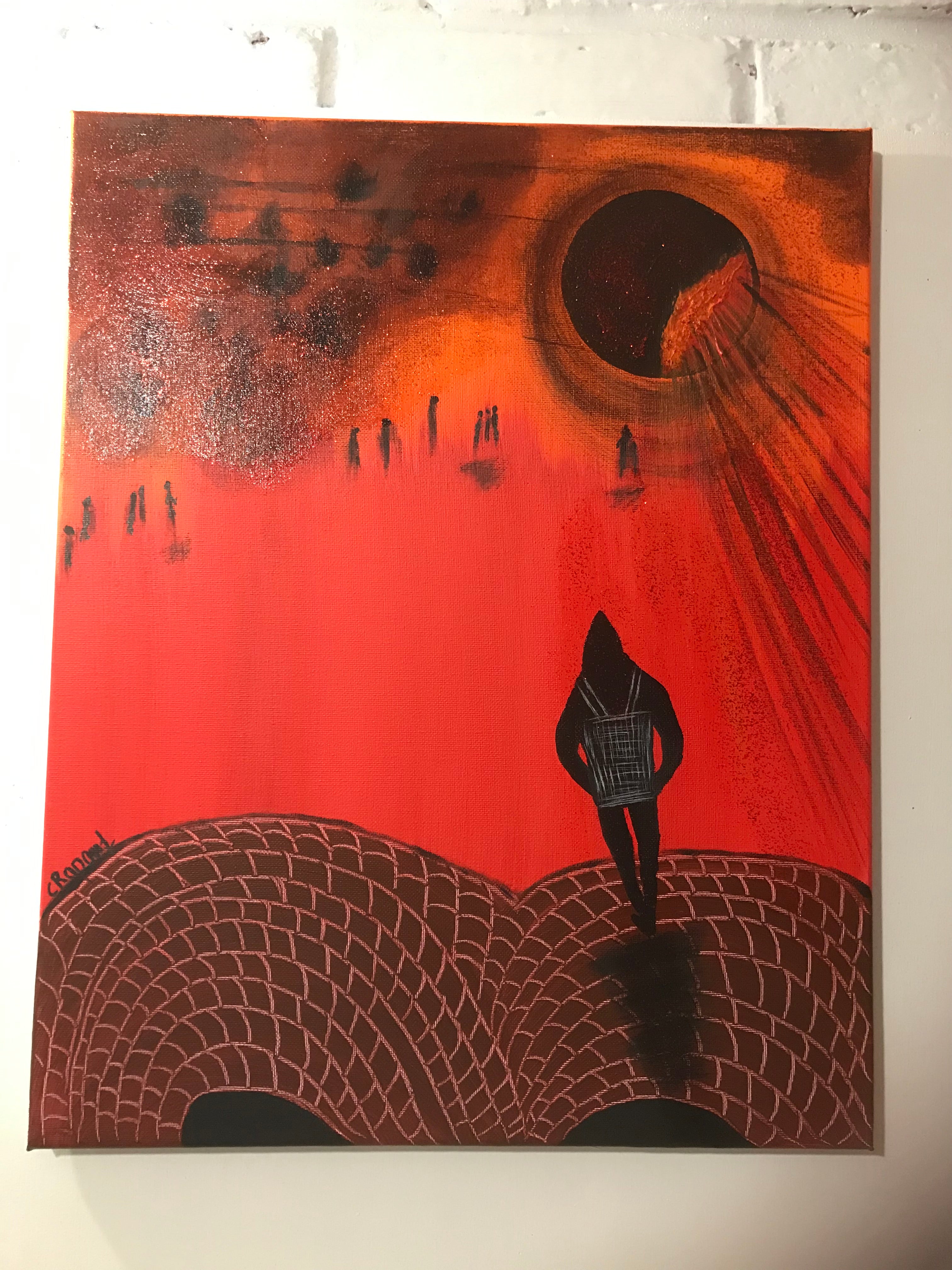 LE VOYAGEUR - Oeuvre originale VENDUE