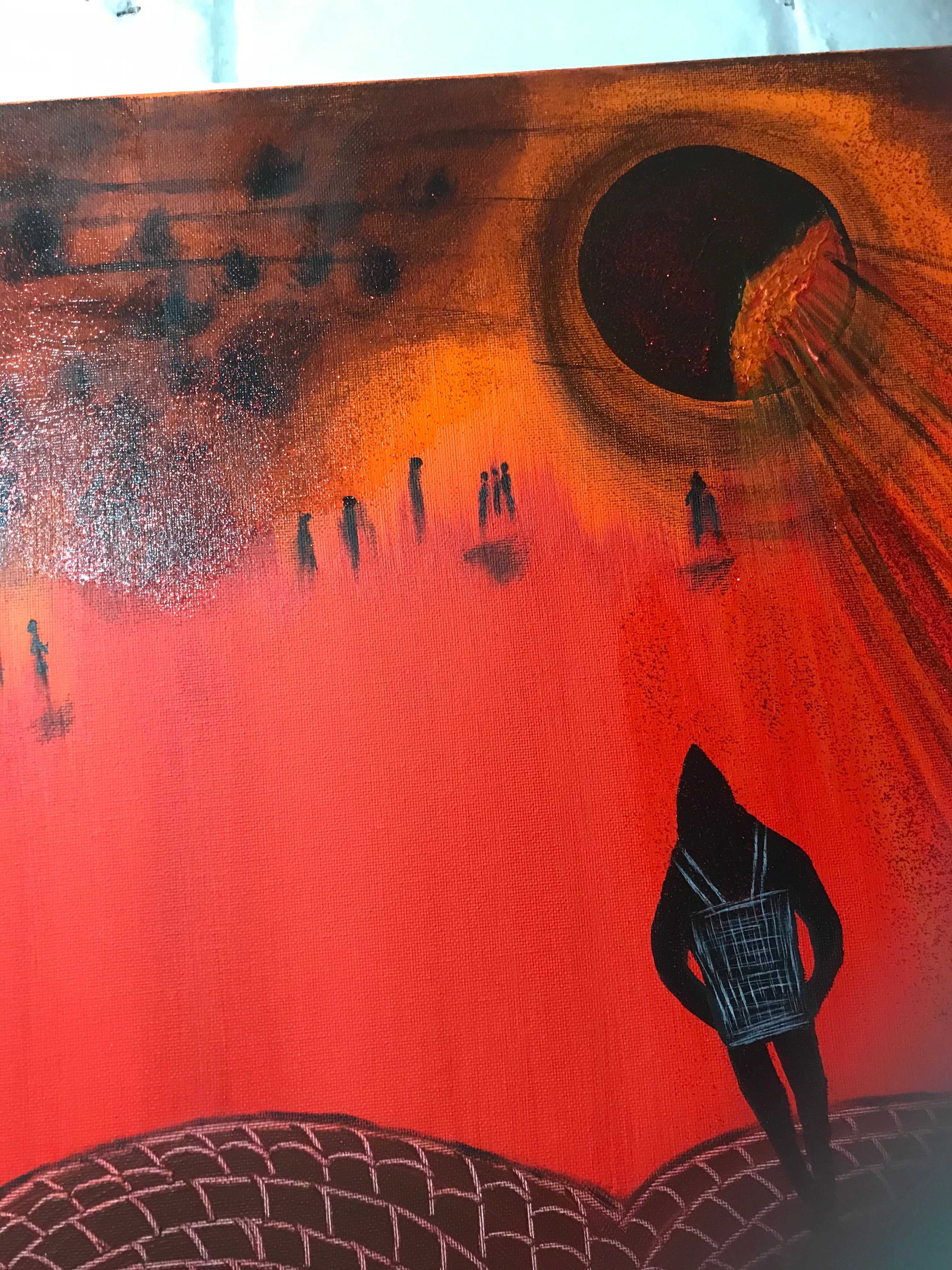 LE VOYAGEUR - Oeuvre originale VENDUE