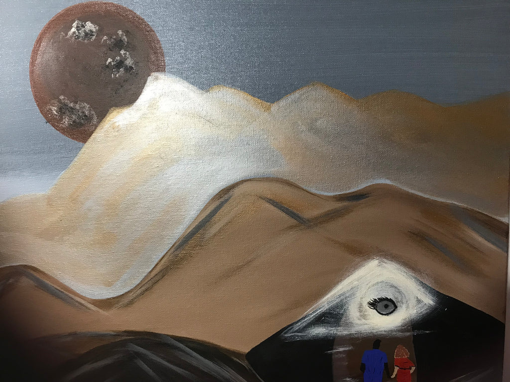 DUNES Œuvre originale signée par l’artiste