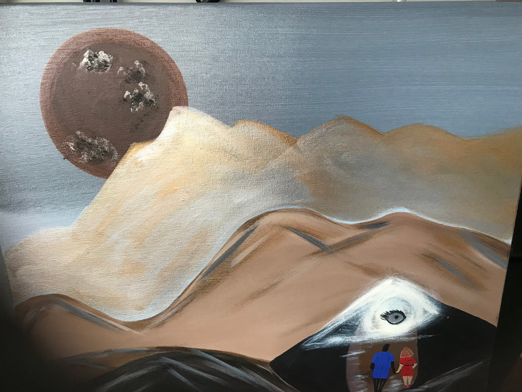 DUNES Œuvre originale signée par l’artiste