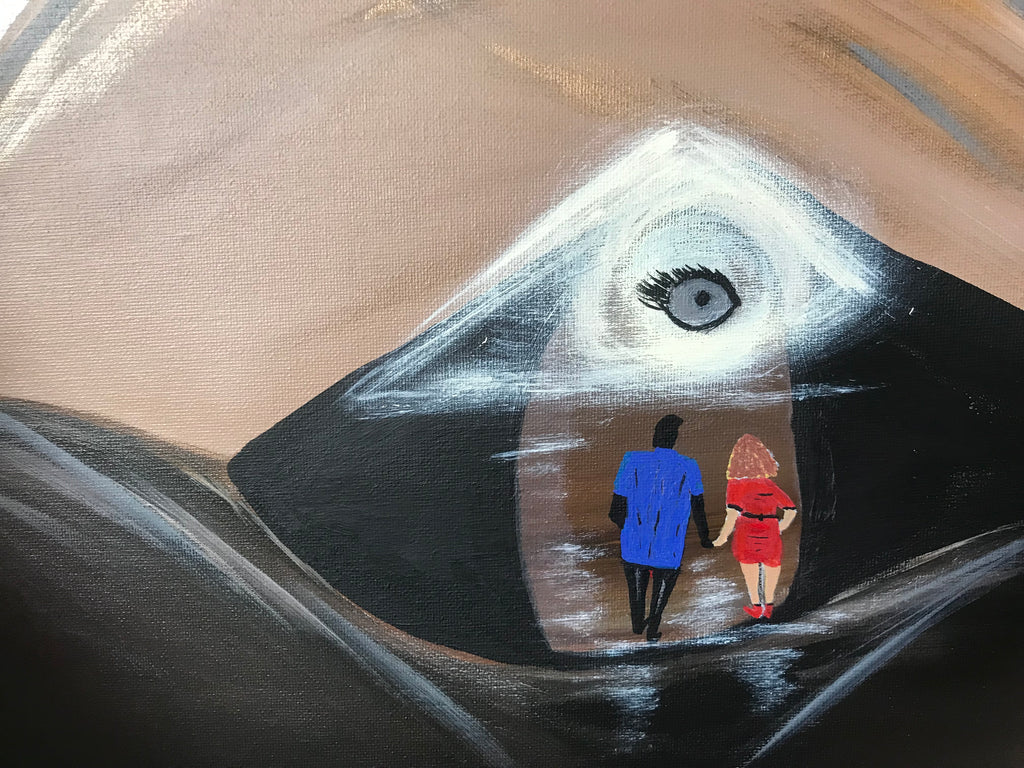 LES APPROCHANTS -Œuvres originale signée par l’artiste