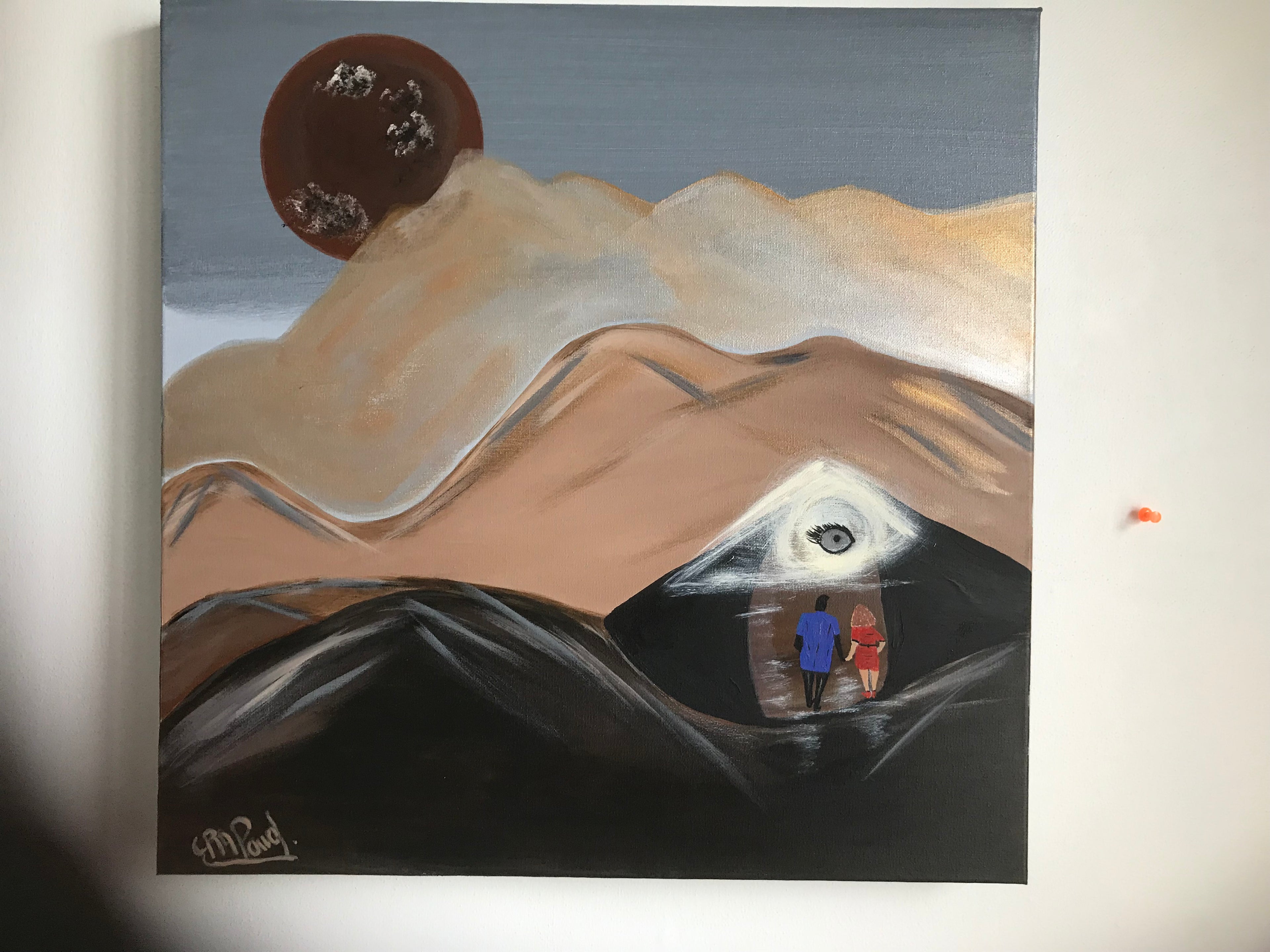 LES APPROCHANTS -Œuvres originale signée par l’artiste