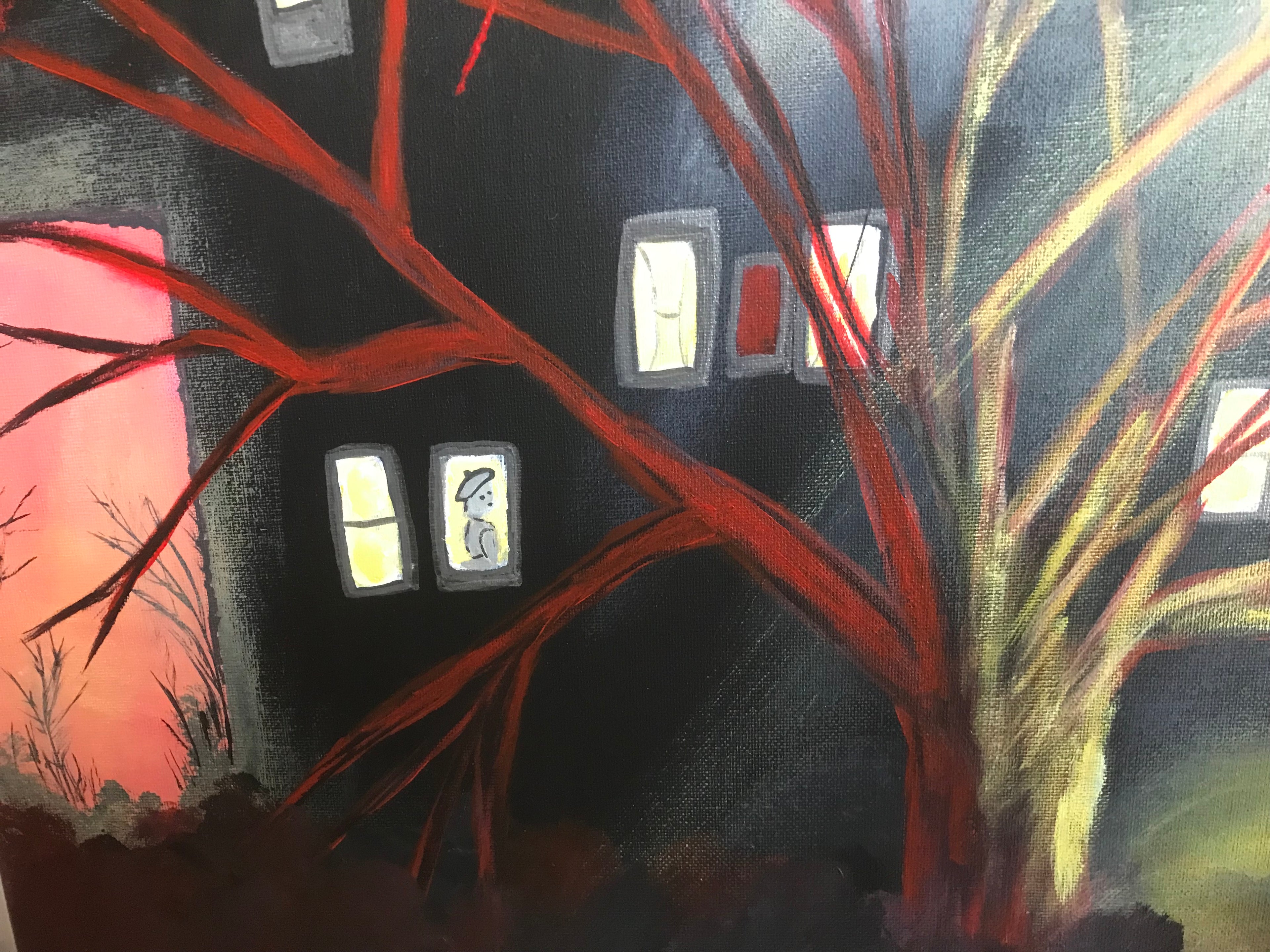 LA MAISON DES SILENCES - oeuvre originale VENDUE