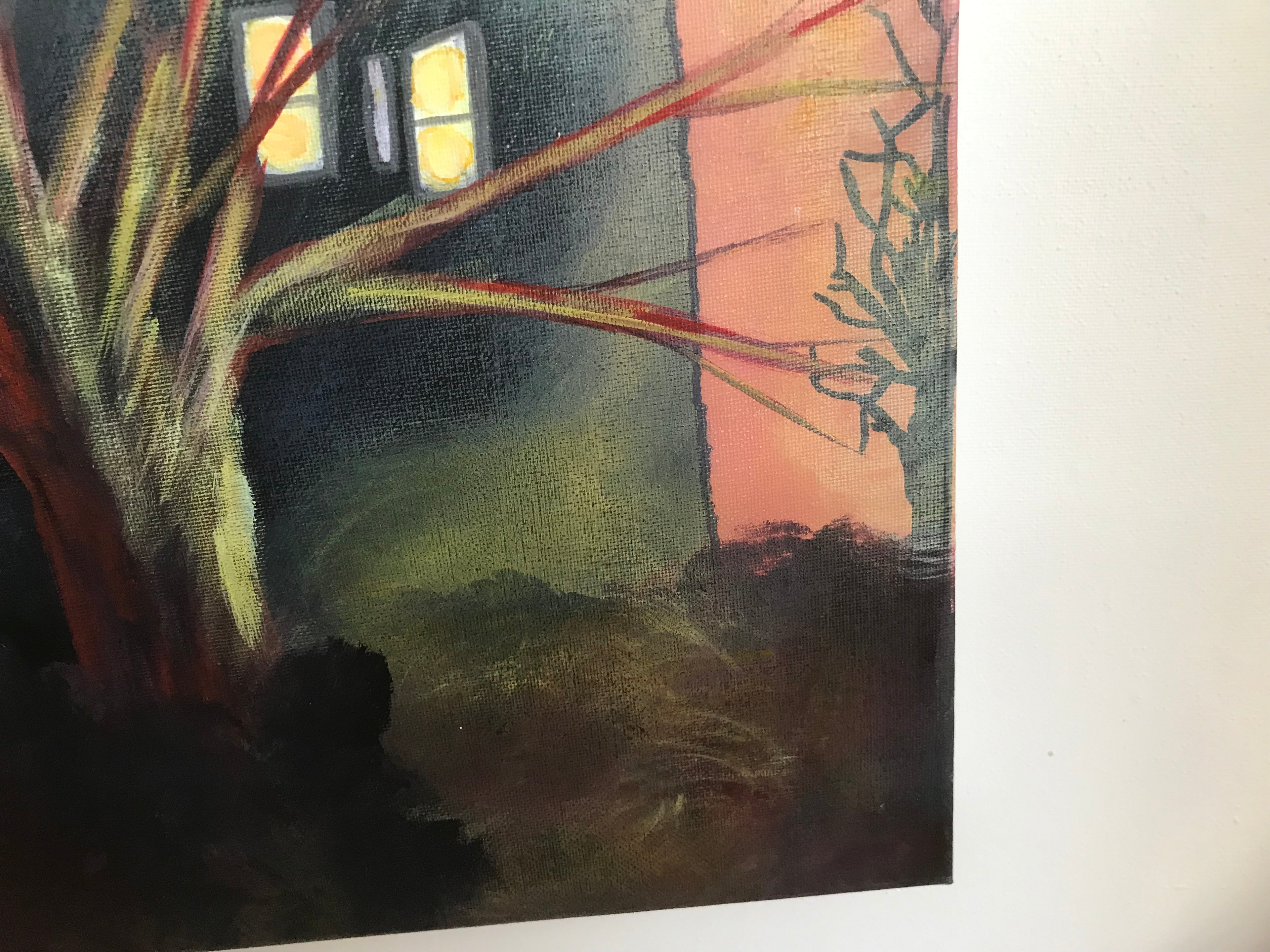 LA MAISON DES SILENCES - oeuvre originale VENDUE