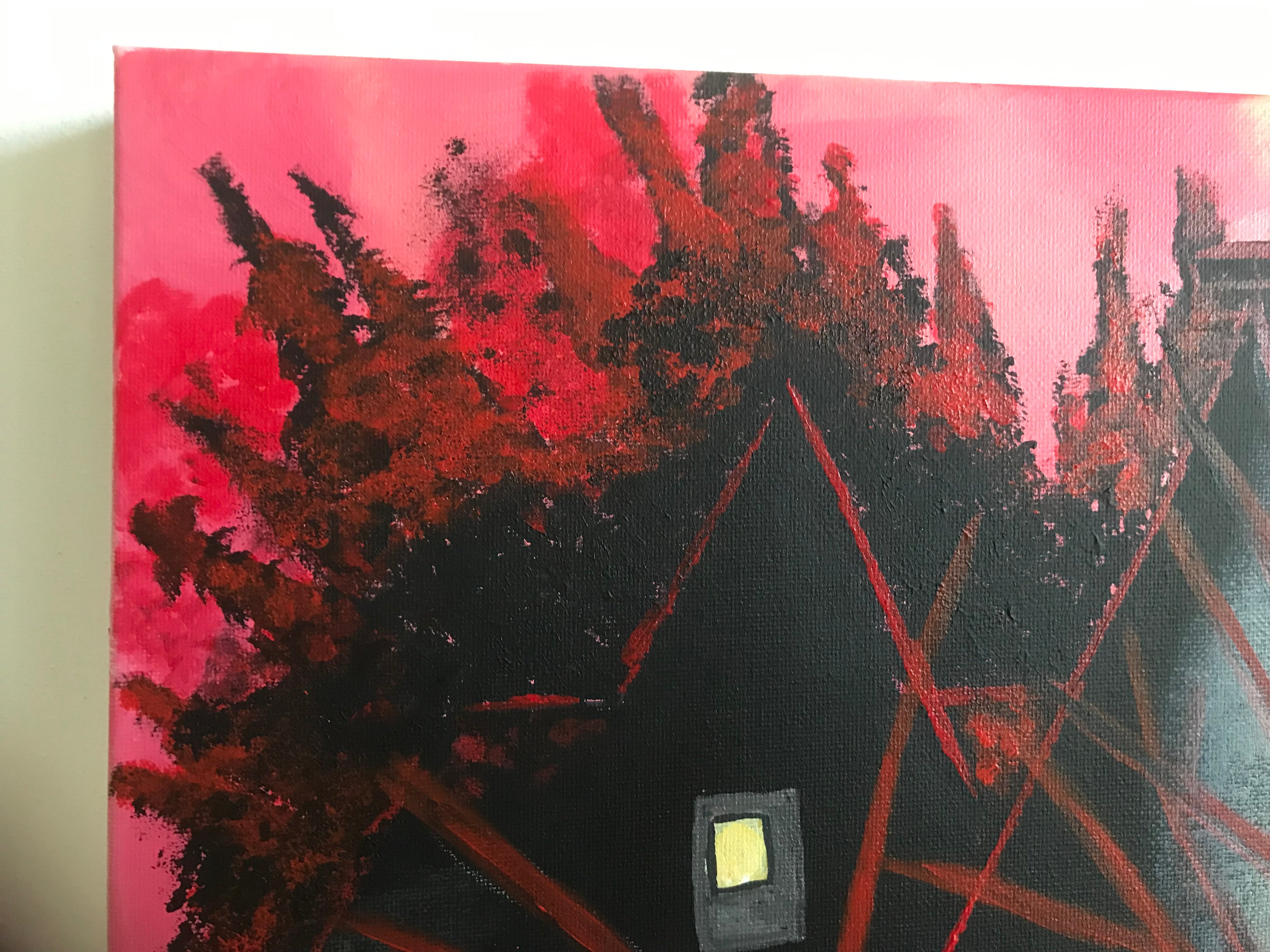 LA MAISON DES SILENCES - oeuvre originale VENDUE