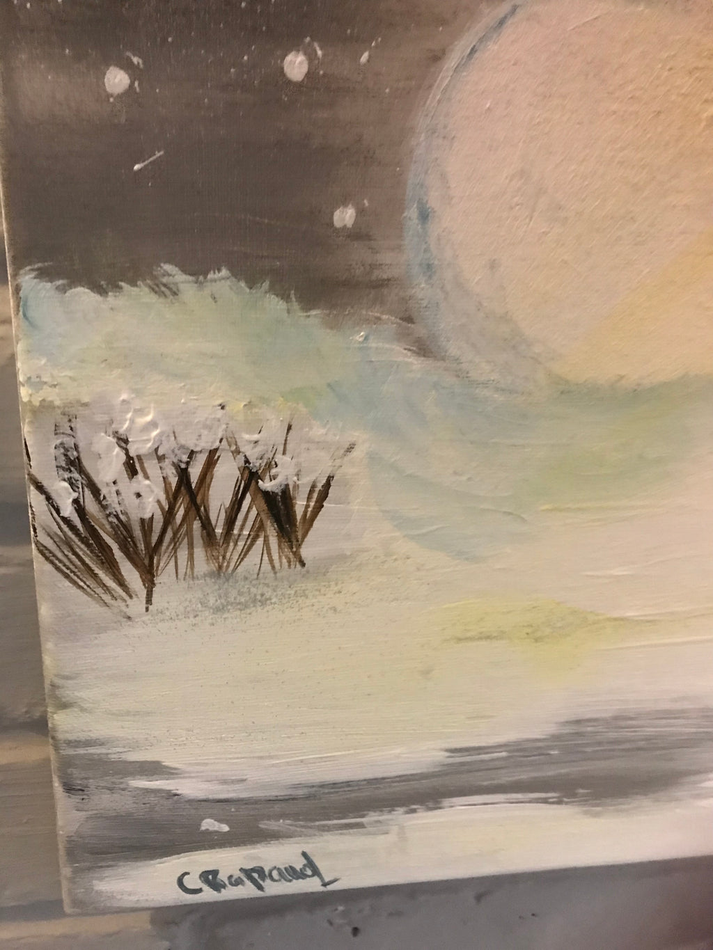 LE BONHOMME DE NEIGE ⛄️ -oeuvre unique signée par l’artiste