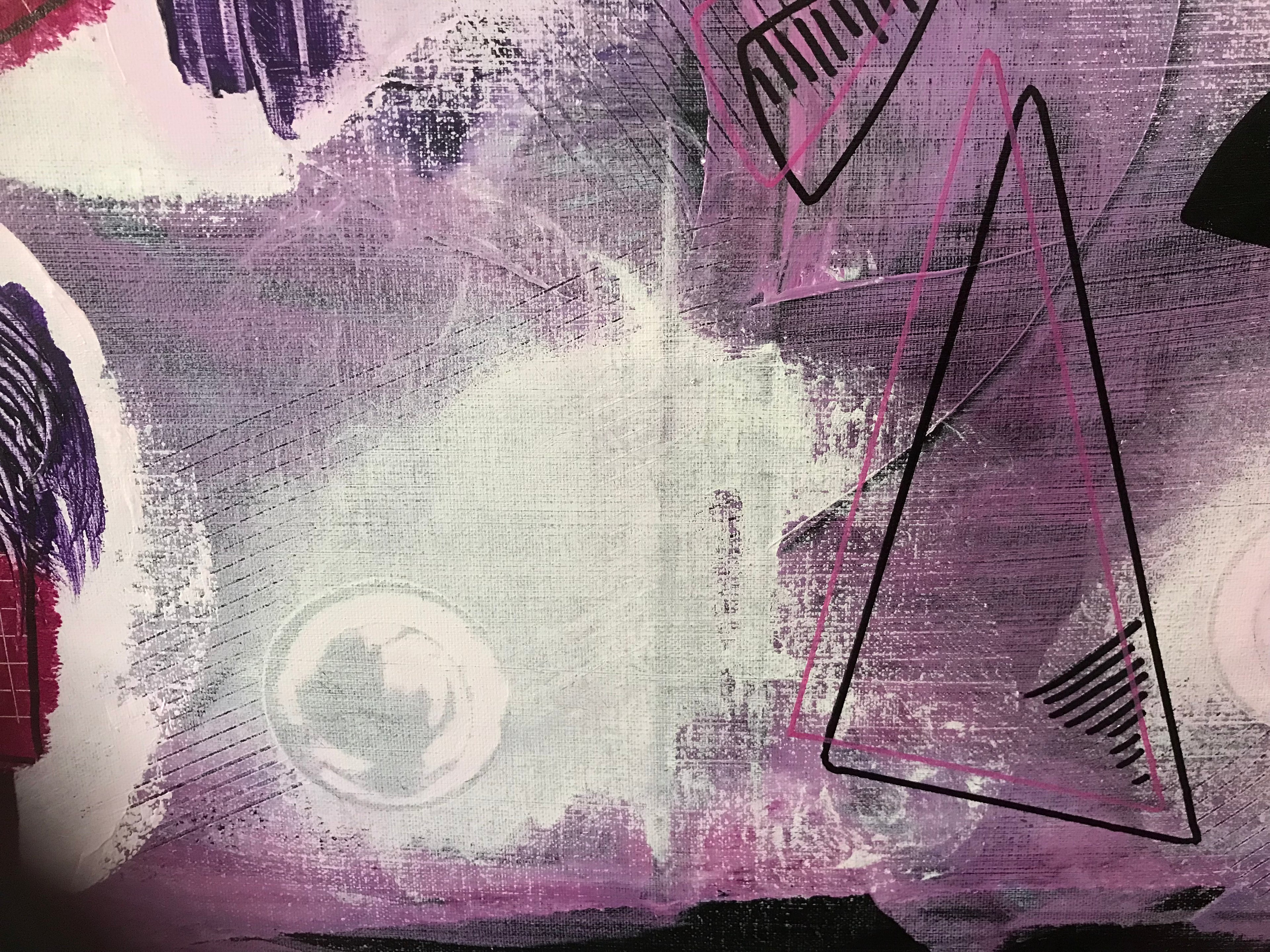 LITTLE PURPLE PEOPLE 👿- œuvre originale signée par l’artiste