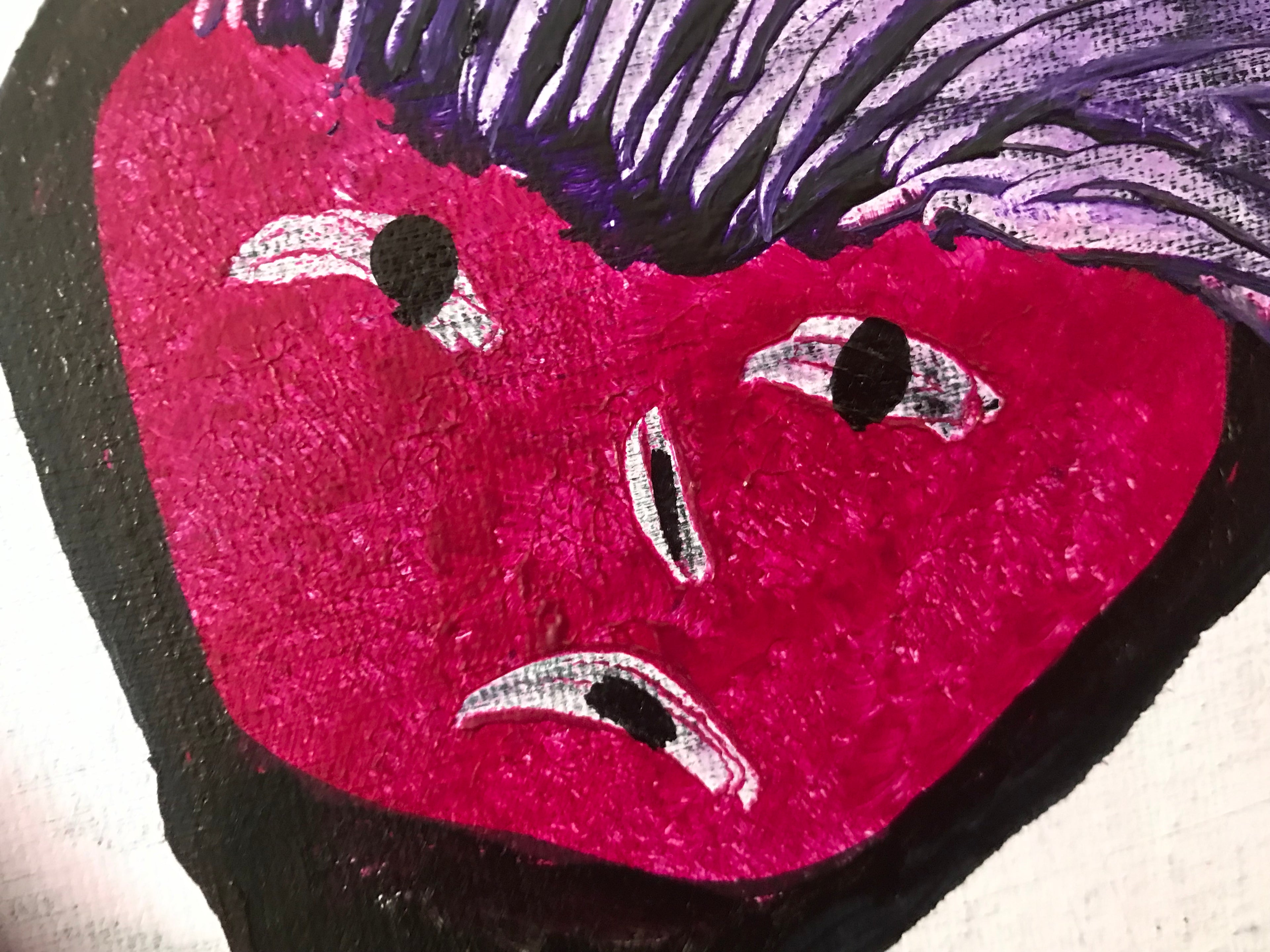 LITTLE PURPLE PEOPLE 👿- œuvre originale signée par l’artiste