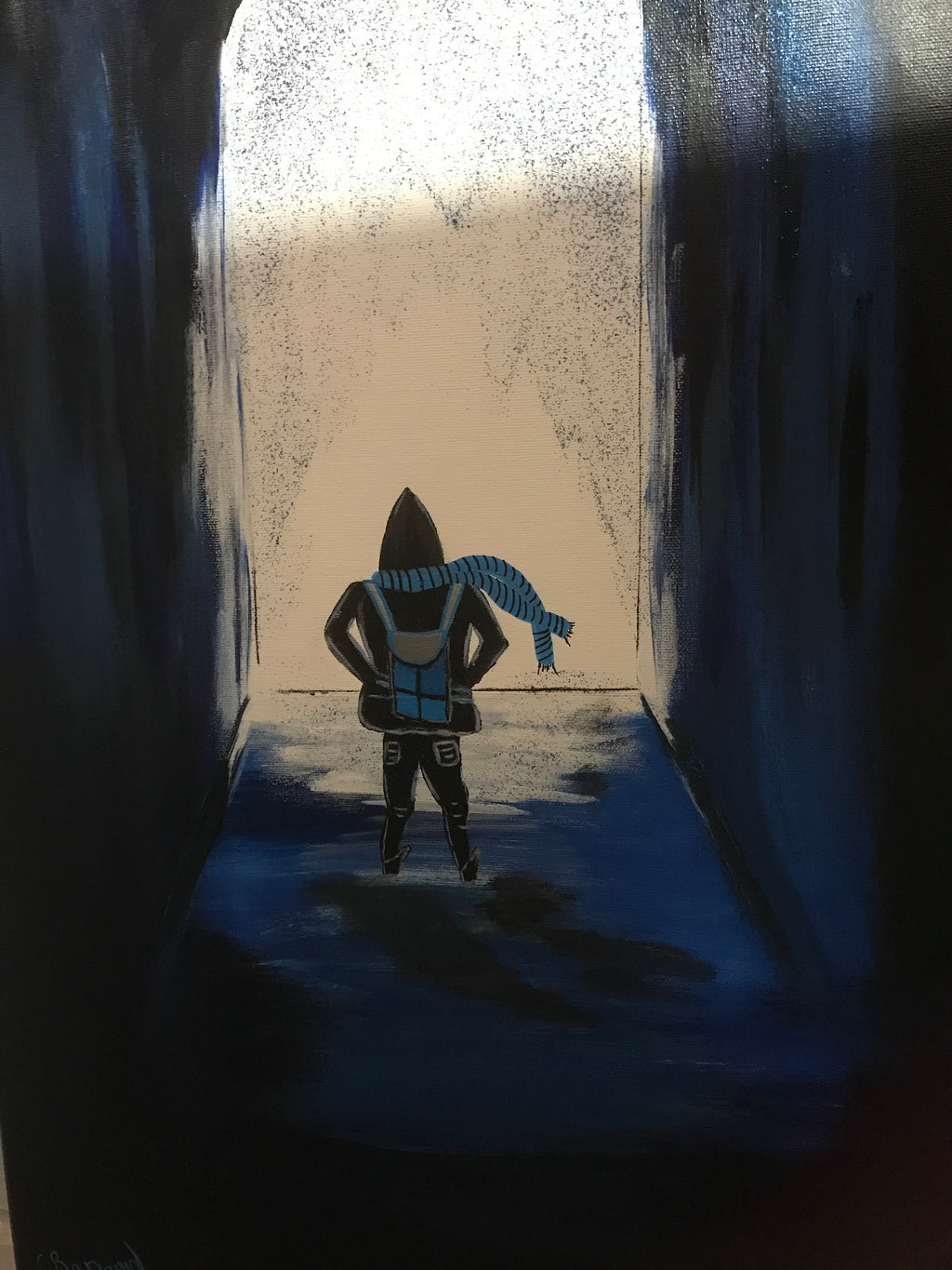 Le Tunnel - Oeuvre Originale -Signée par l’Artiste