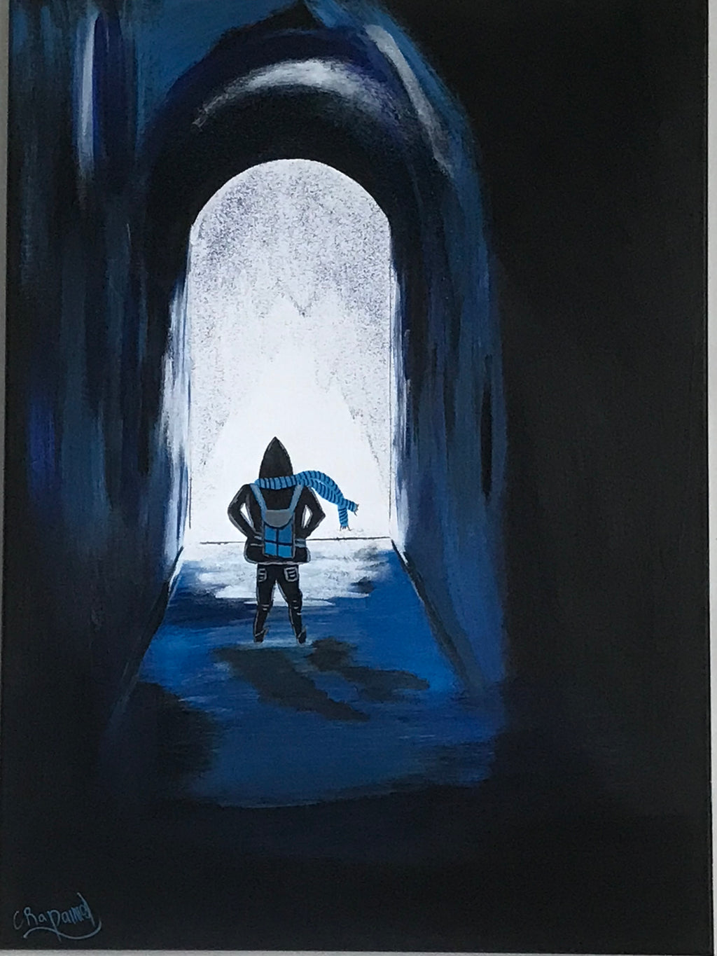 Le Tunnel - Oeuvre Originale -Signée par l’Artiste