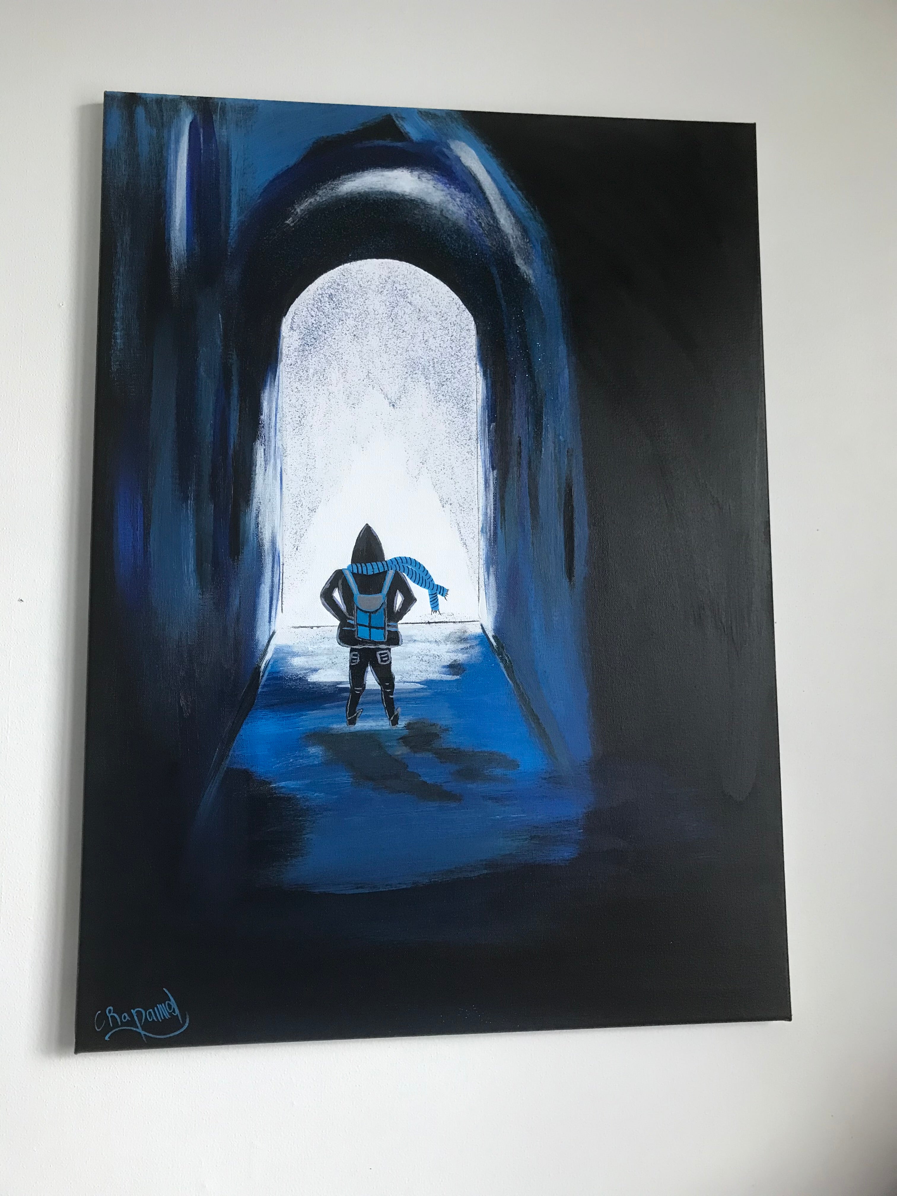 Le Tunnel - Oeuvre Originale -Signée par l’Artiste