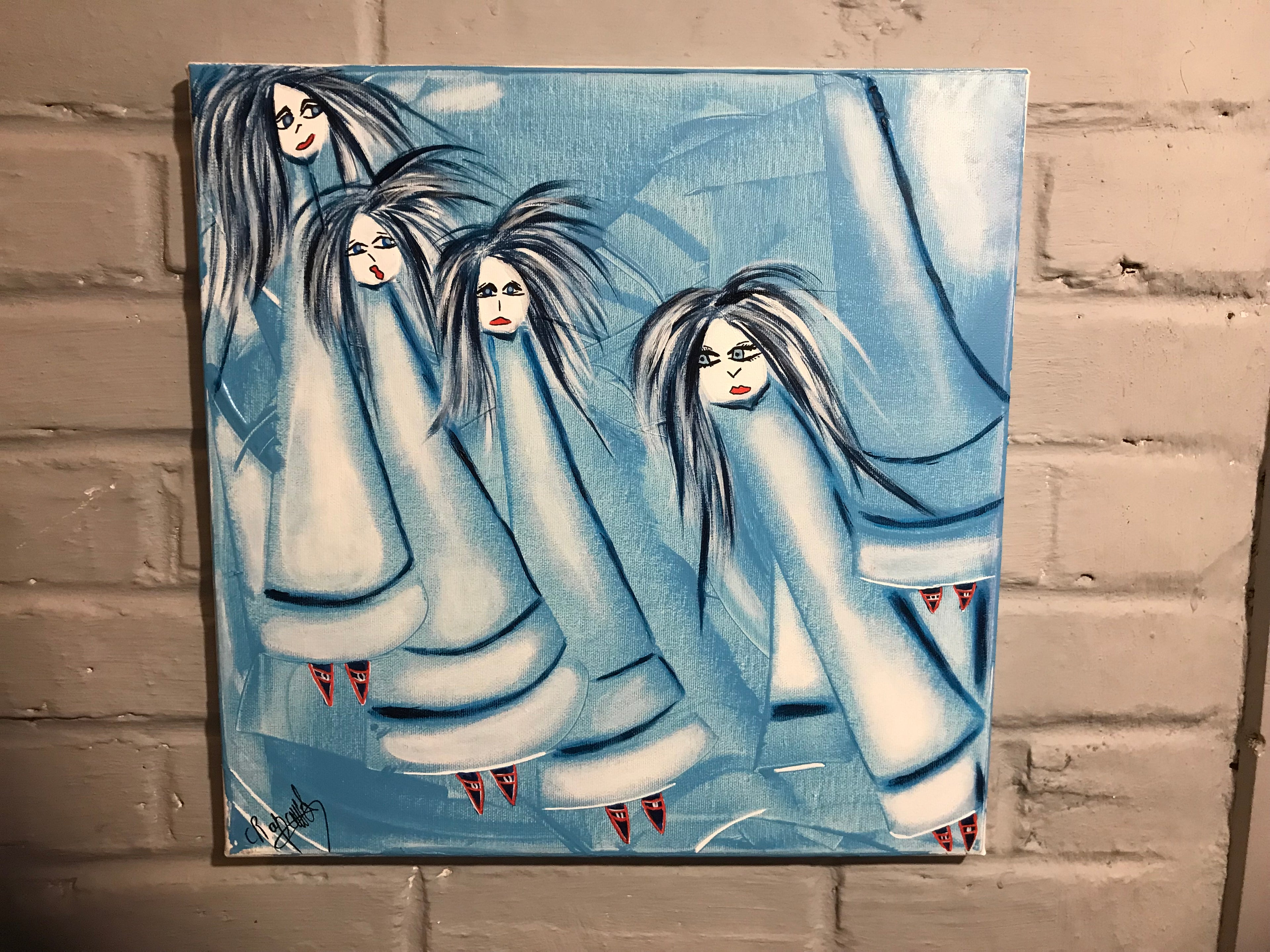 Witches- From-Kyiv -Oeuvre originale -signée par l’Artiste