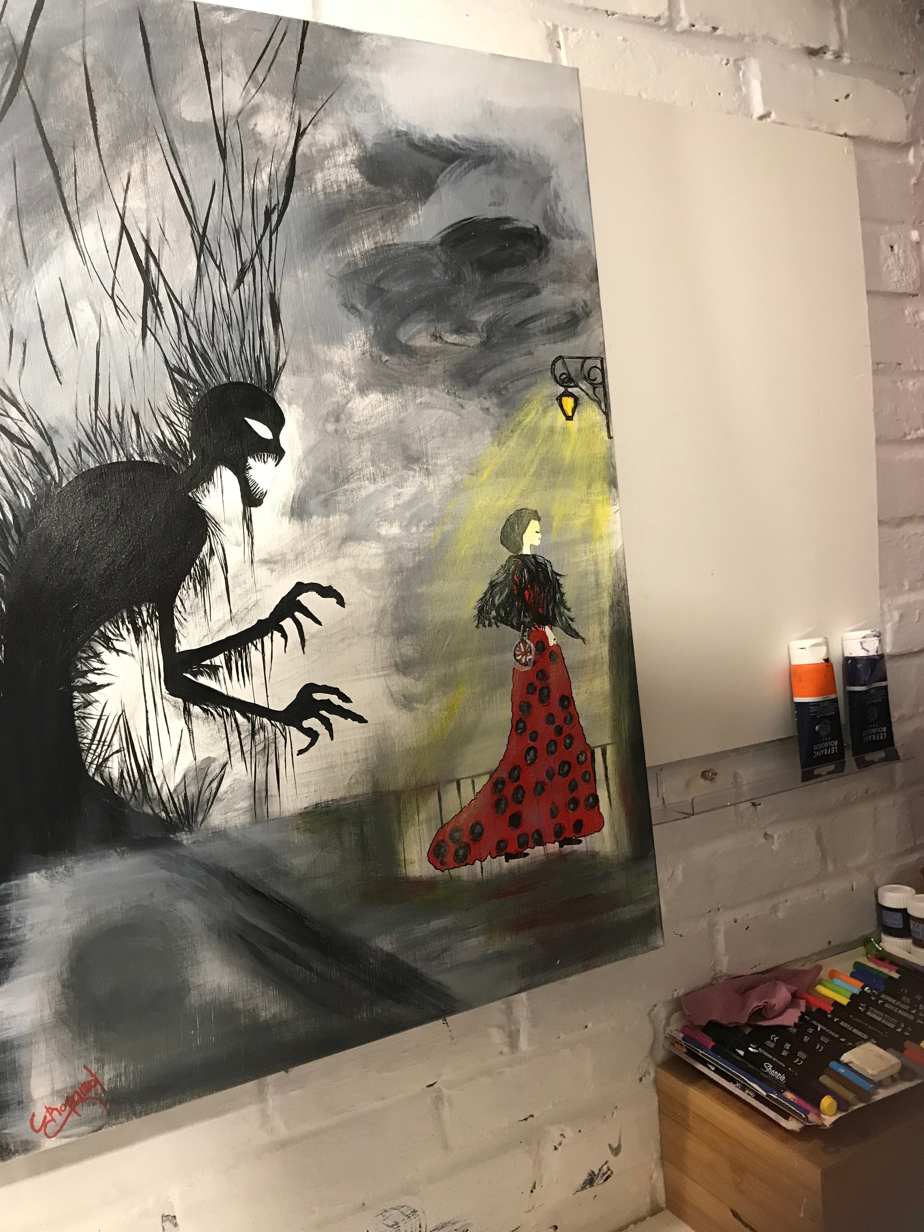 Au crépuscule - Œuvre originale signée par l'Artiste
