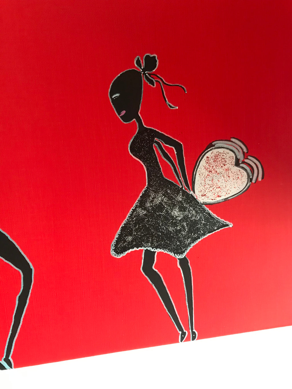 The Lovers -Oeuvre originale Saint -Valentin -Signée par l’Artiste