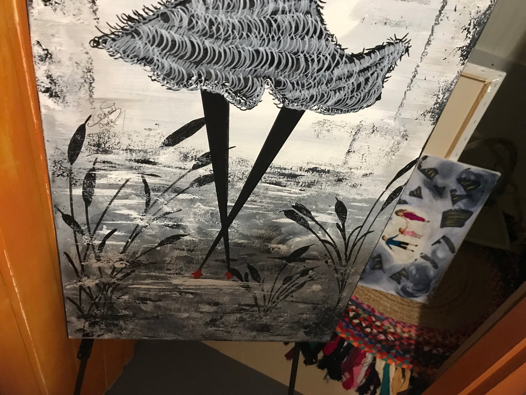 LA FEMME AUX CISEAUX ✂️ - Oeuvre originale vendue