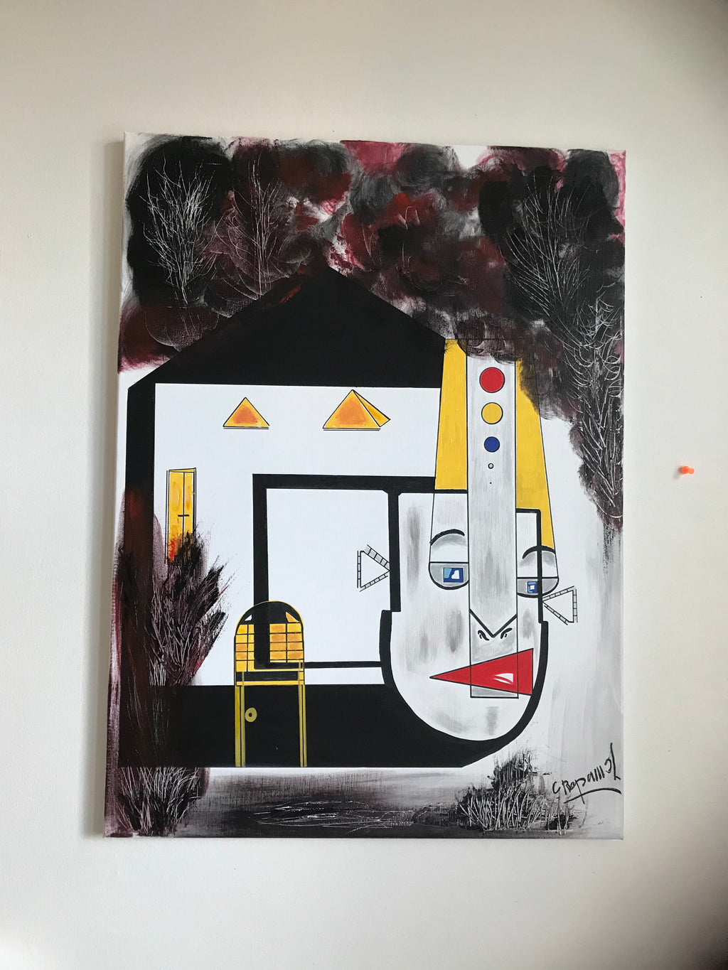 La Maison de Charly -Œuvre Originale - Signée par l’Artiste