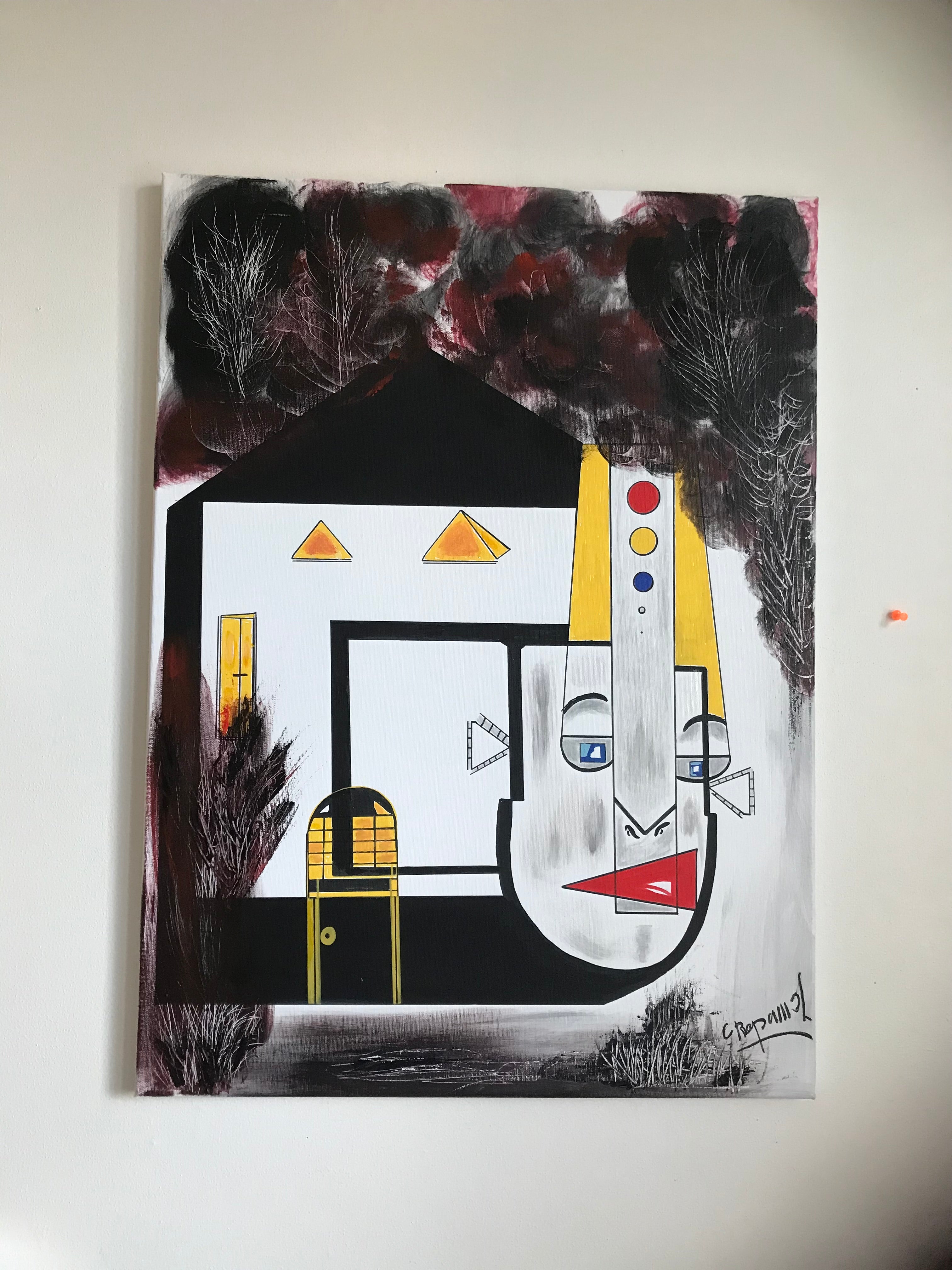 La Maison de Charly -Œuvre Originale - Signée par l’Artiste